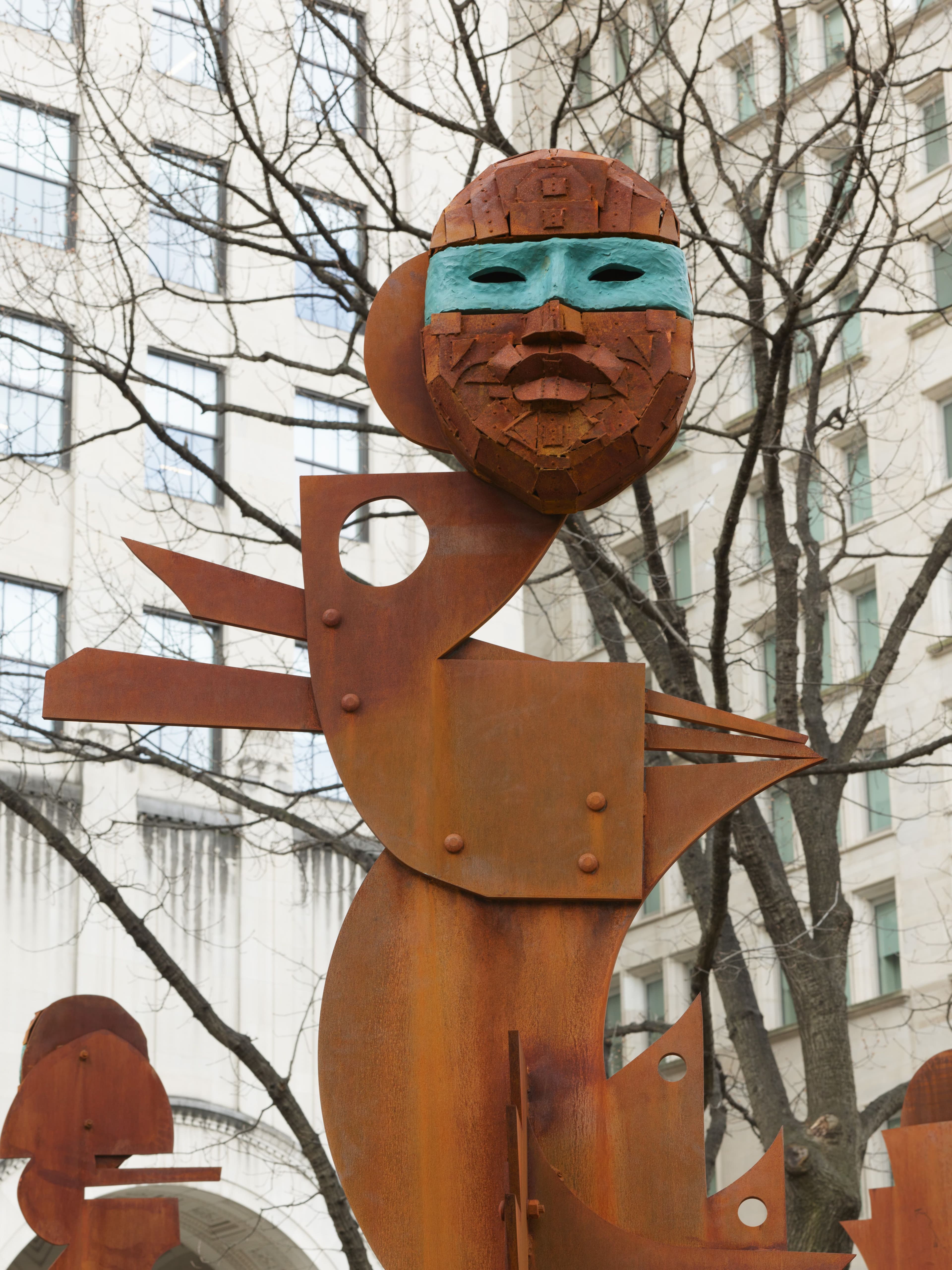 Rose B. Simpson, ,Seed, (2024), in Madison Square Park