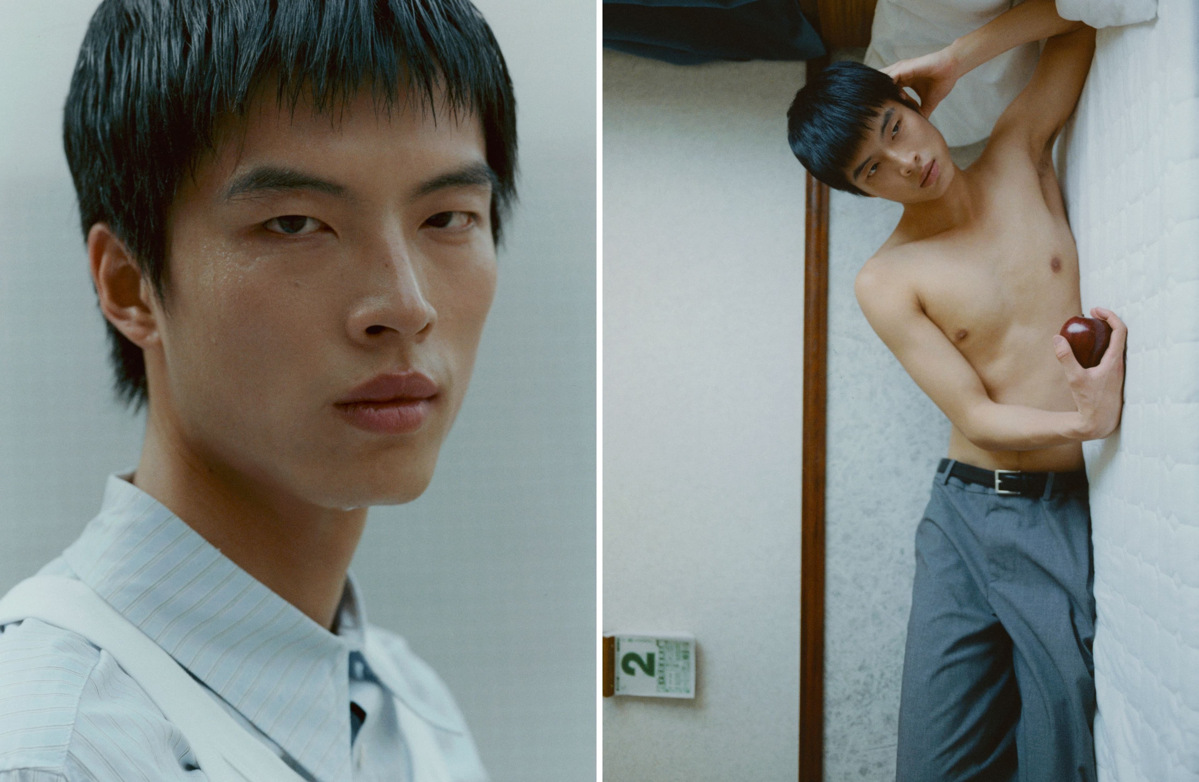 LEFT: All CLOTHING by The World Is Your Oyster. RIGHT: Vintage PANTS by Prada.