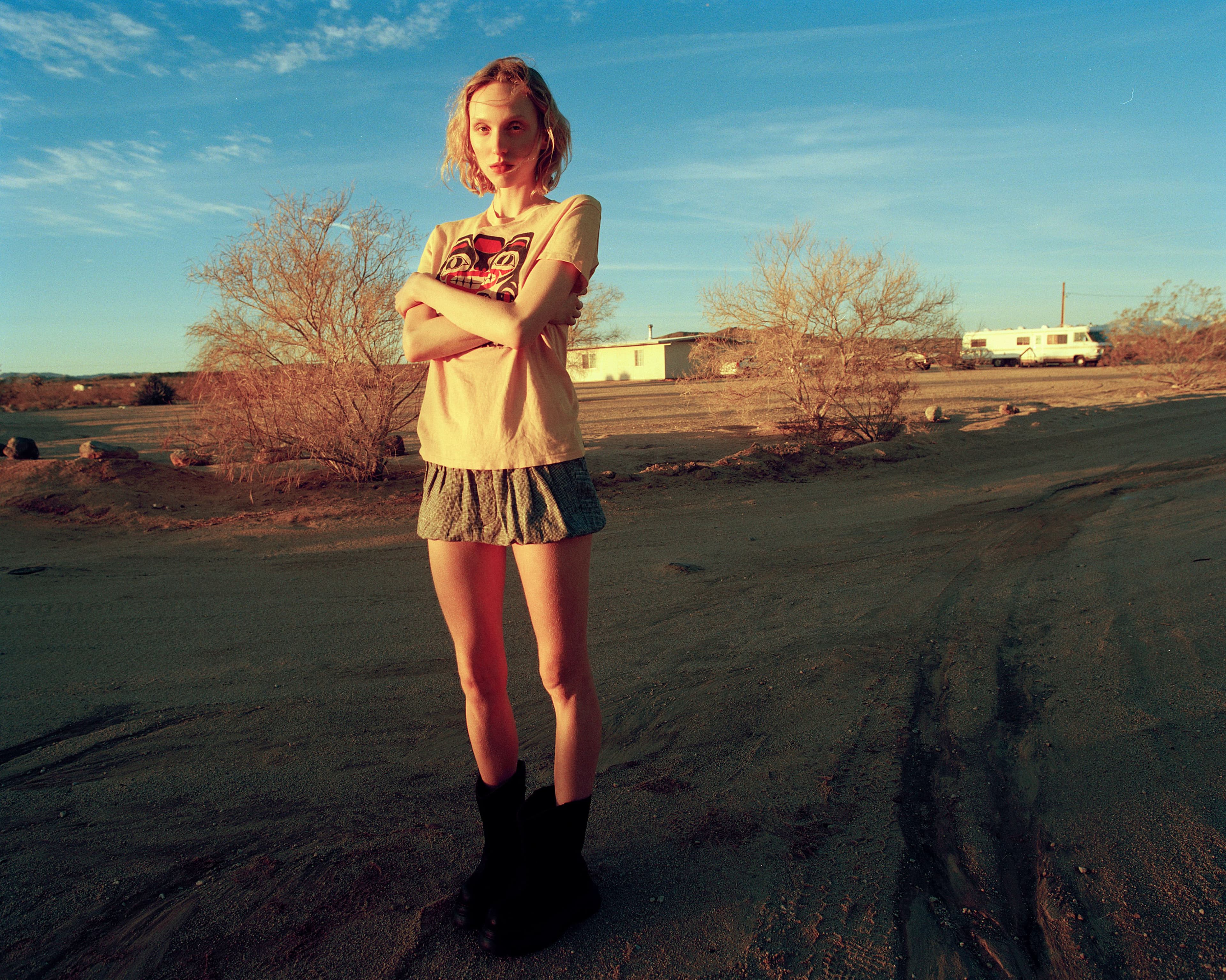 Vintage T-SHIRT from ,Loser Baby Vintage. ,SHORTS and SHOES by ,R13.