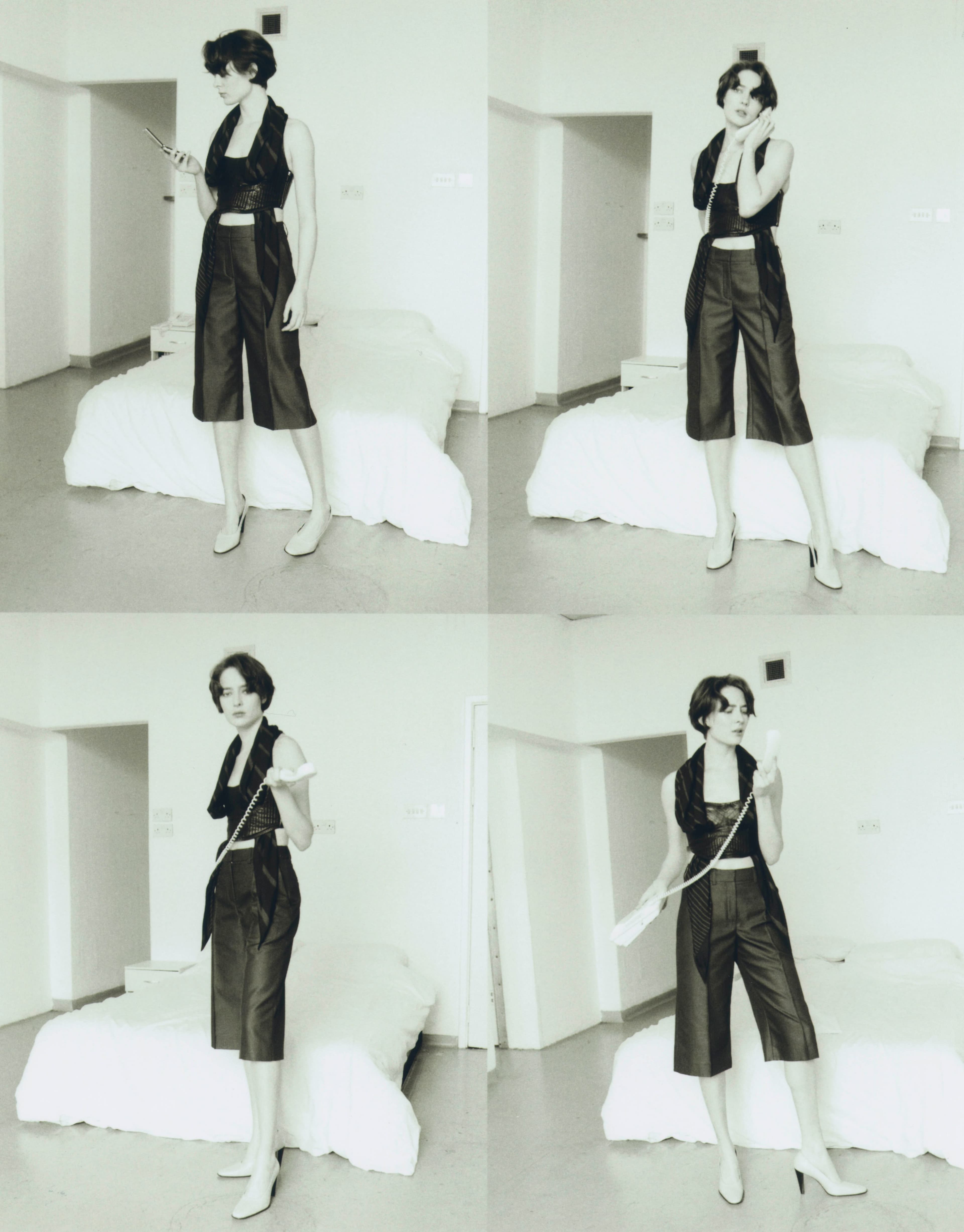 All CLOTHING by Hermès; SHOES by Jude