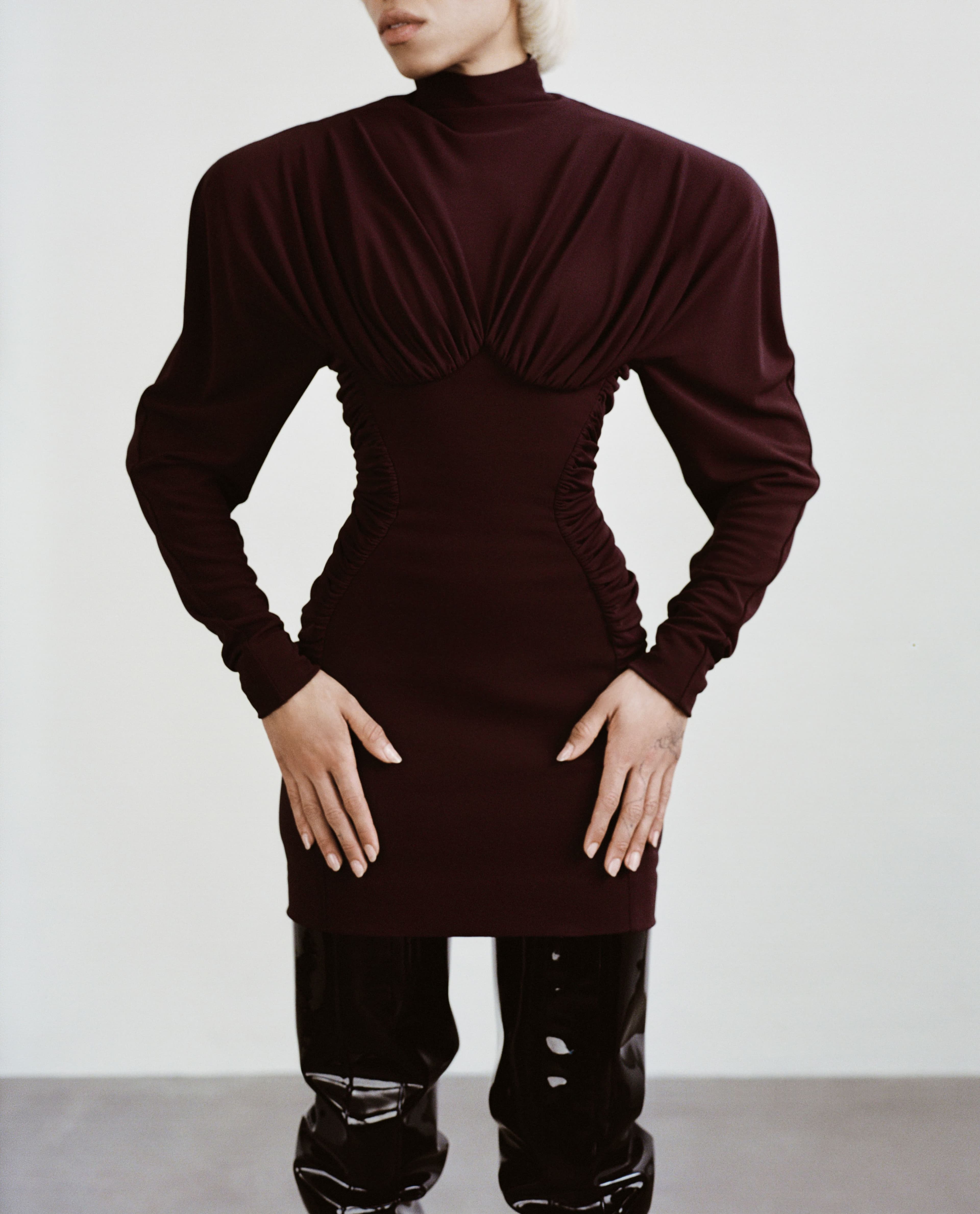 DRESS and BOOTS by Stella McCartney