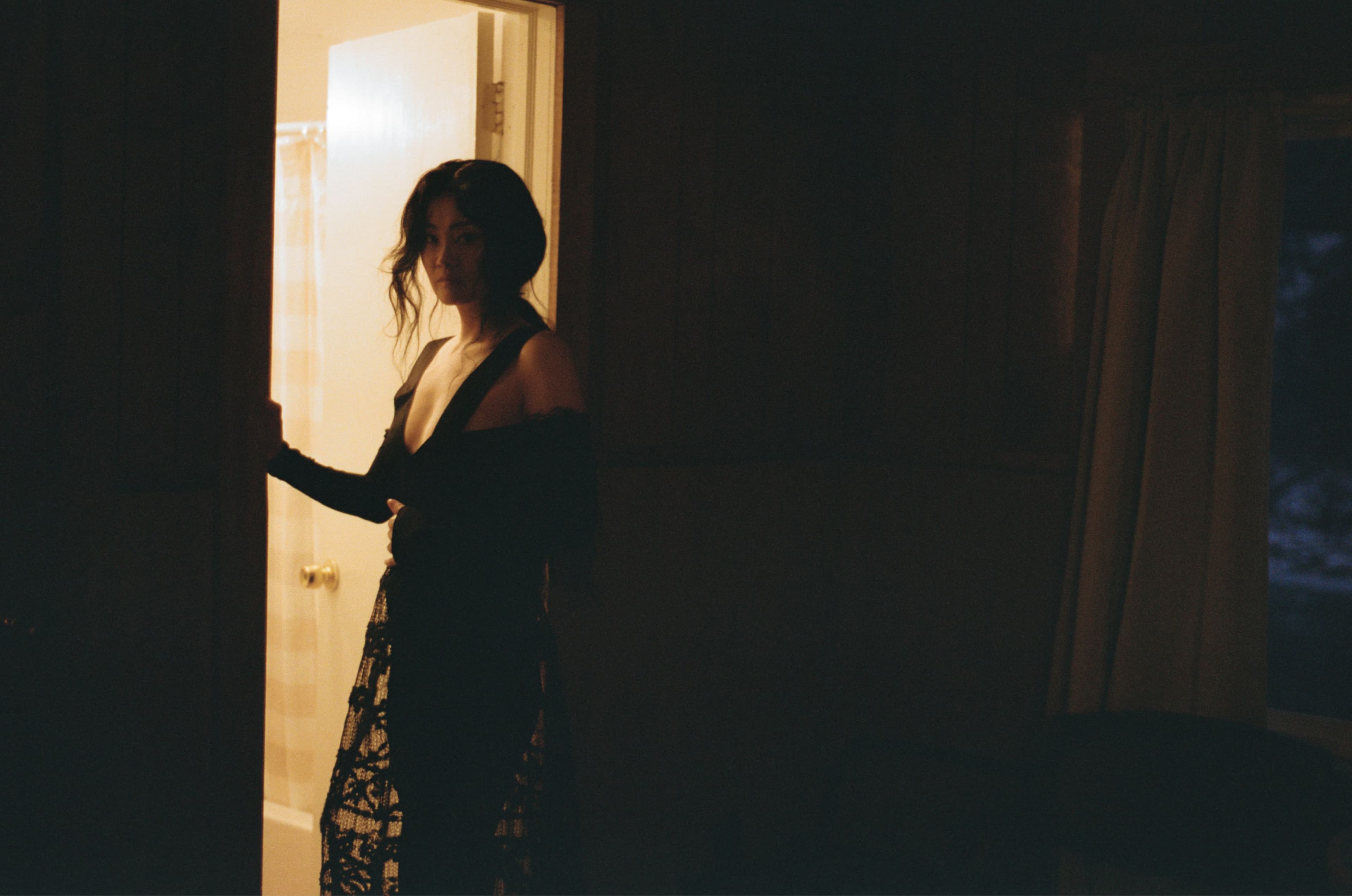 DRESS by Chanel. BODYSUIT, worn underneath, stylist’s own.