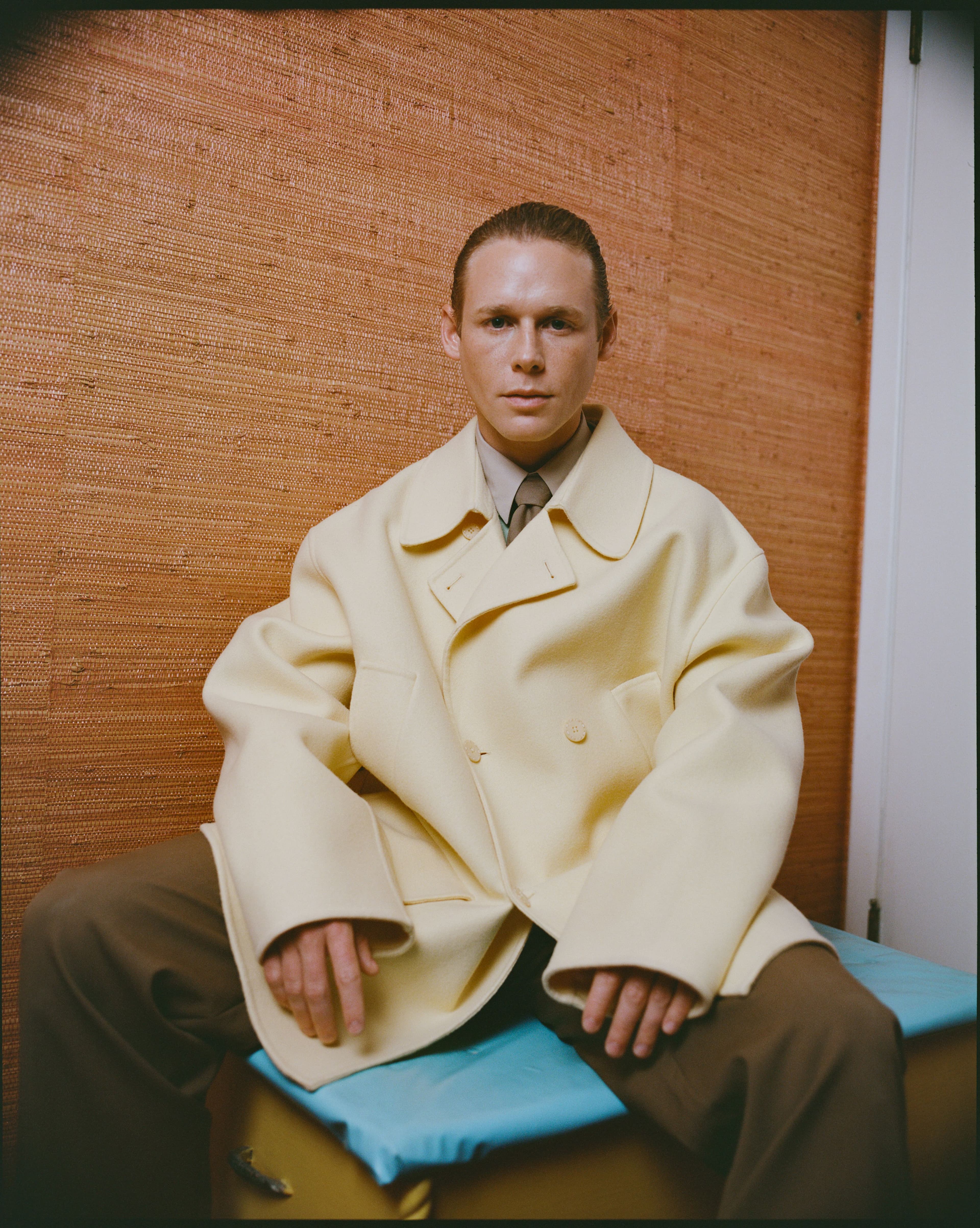All CLOTHING by Fendi; TIE by AMI Paris