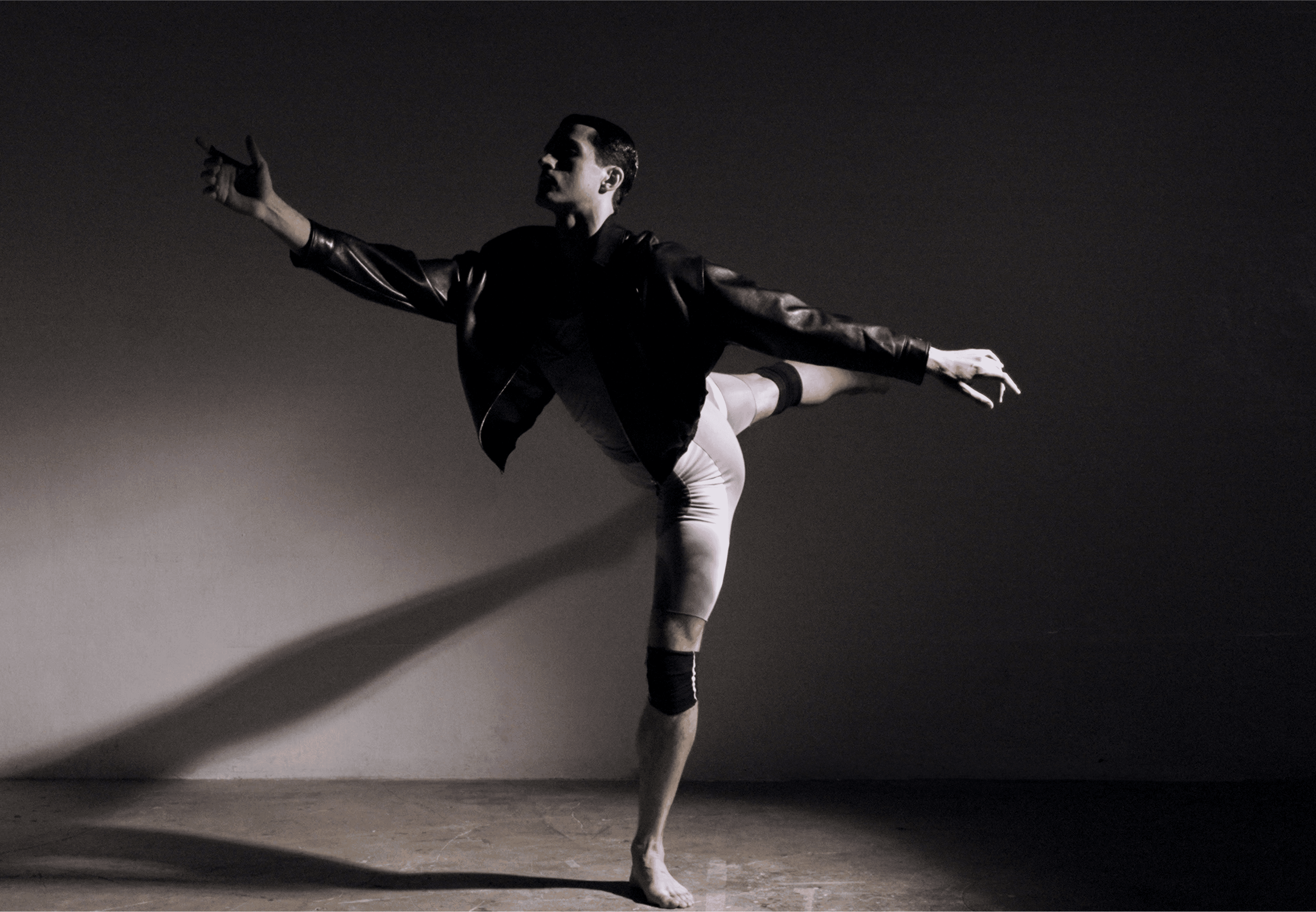 JACKET by Miu Miu. TOPS, SHORTS, and KNEE PADS by Jacek Gleba.