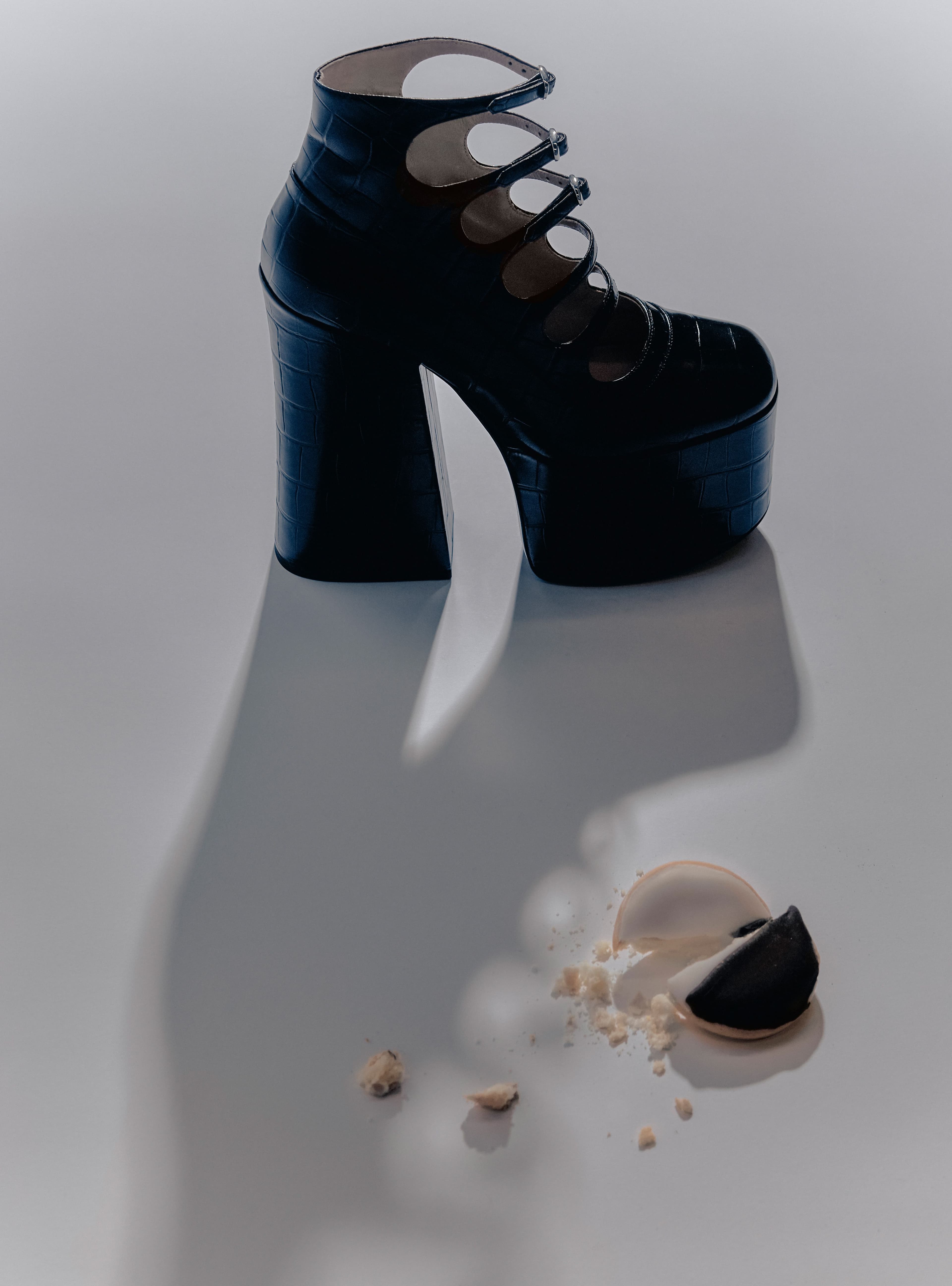 New York mainstay Marc Jacobs first catapulted into fashion stardom following the launch of his namesake brand in 1984, crafting some of the most iconic silhouettes and designs of the past few decades. These strapped-up Kiki platform boots scream edgy appeal, with variations of this original design featuring prominently in celebrity and high fashion circles since its debut in his Fall 2016 show.