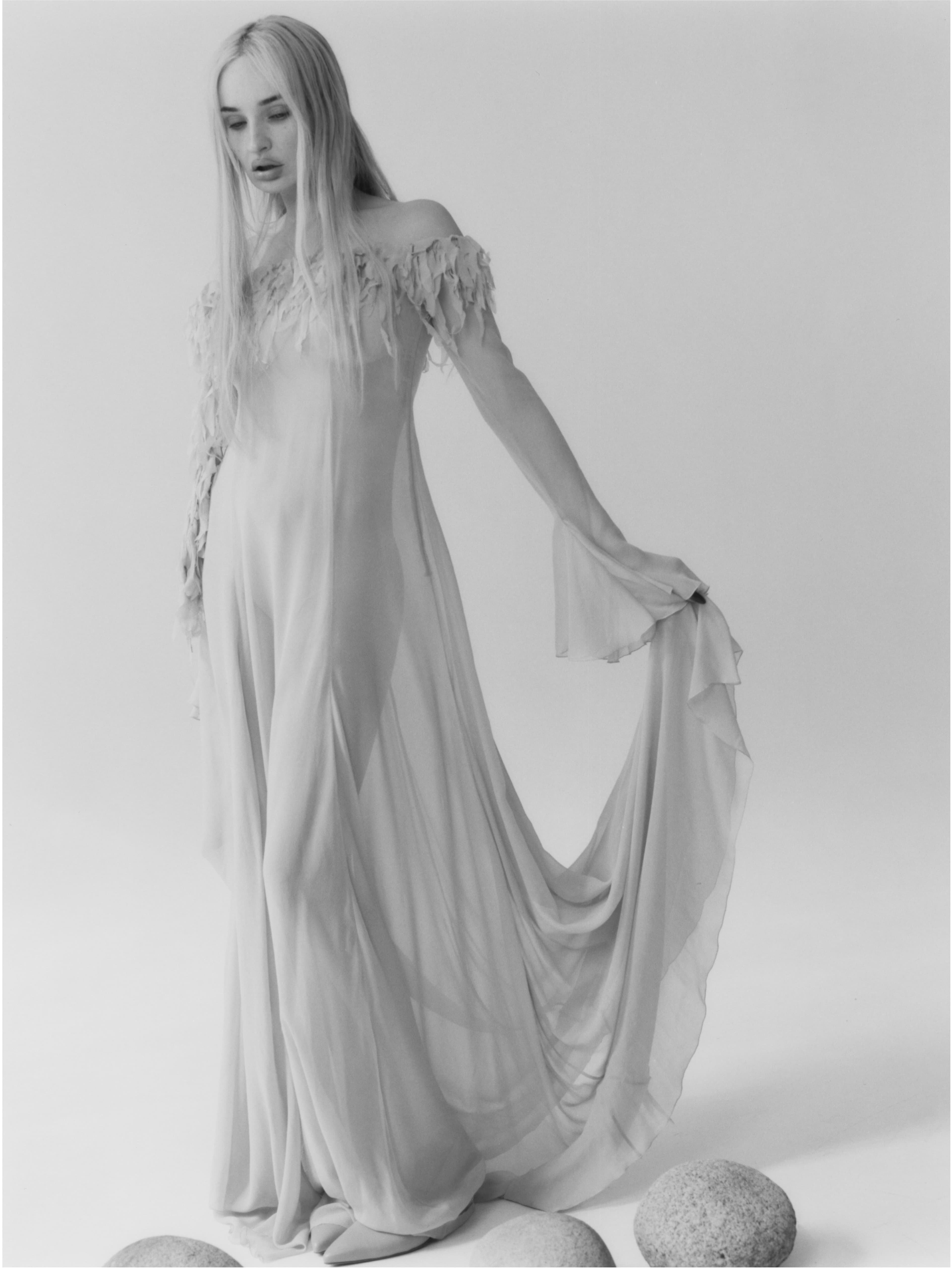 DRESS by Blumarine; SHOES, stylist’s own