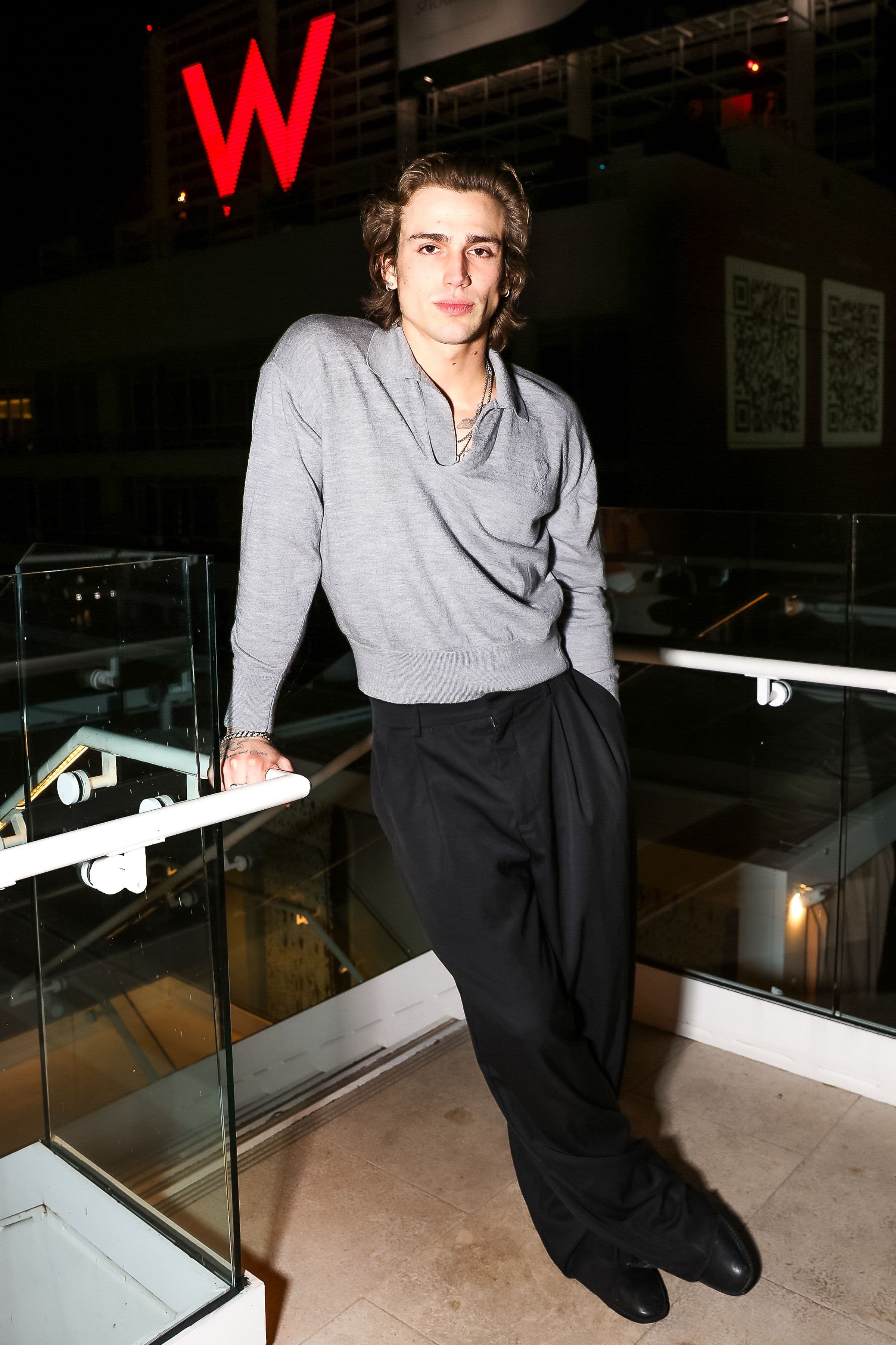 Cero 10 cover star Vinnie Hacker at the WET Deck on top of the W Hollywood.