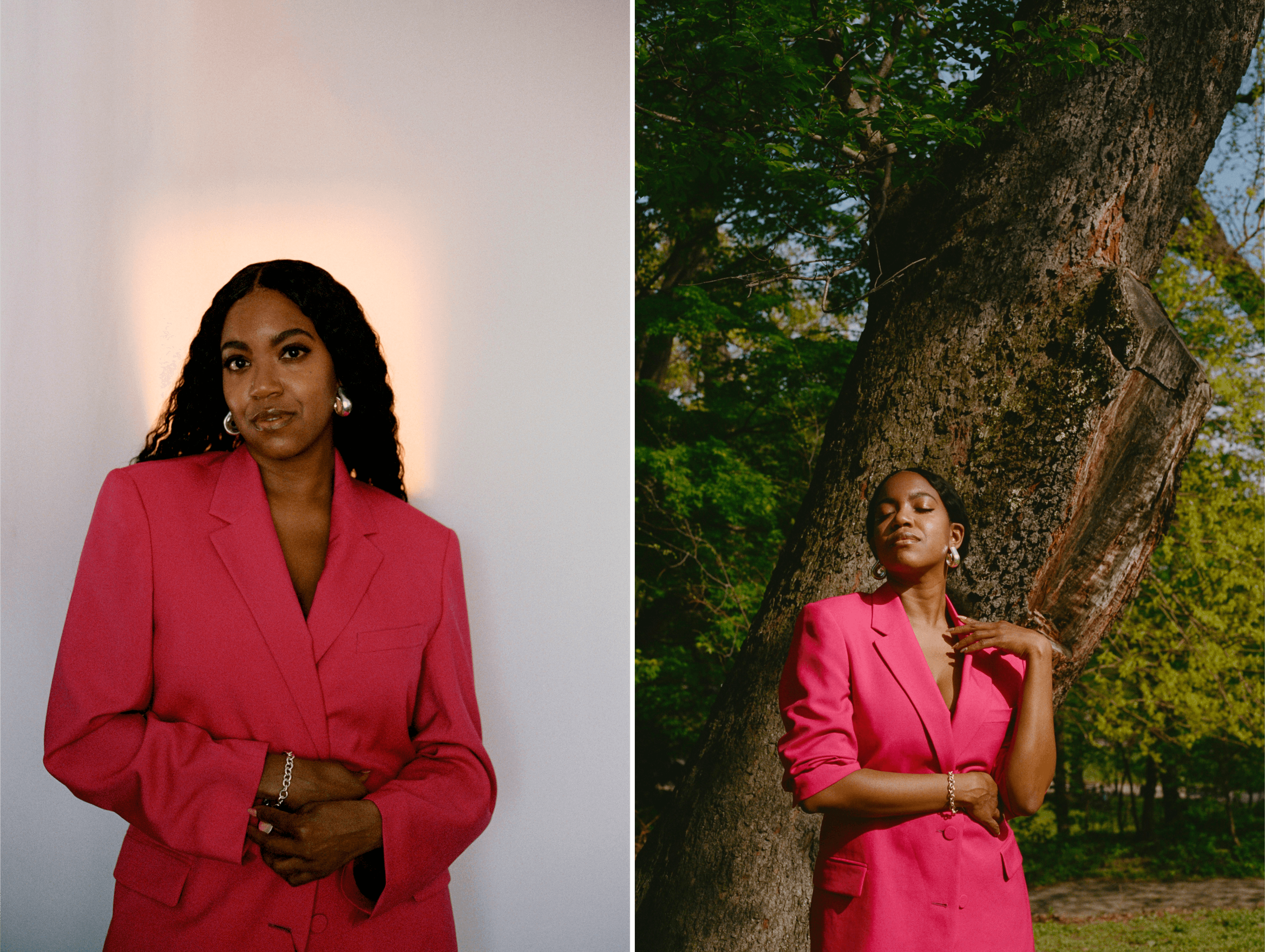 All CLOTHING by ,Dries Van Noten., All EARRINGS throughout by ,Uncommon Matters.