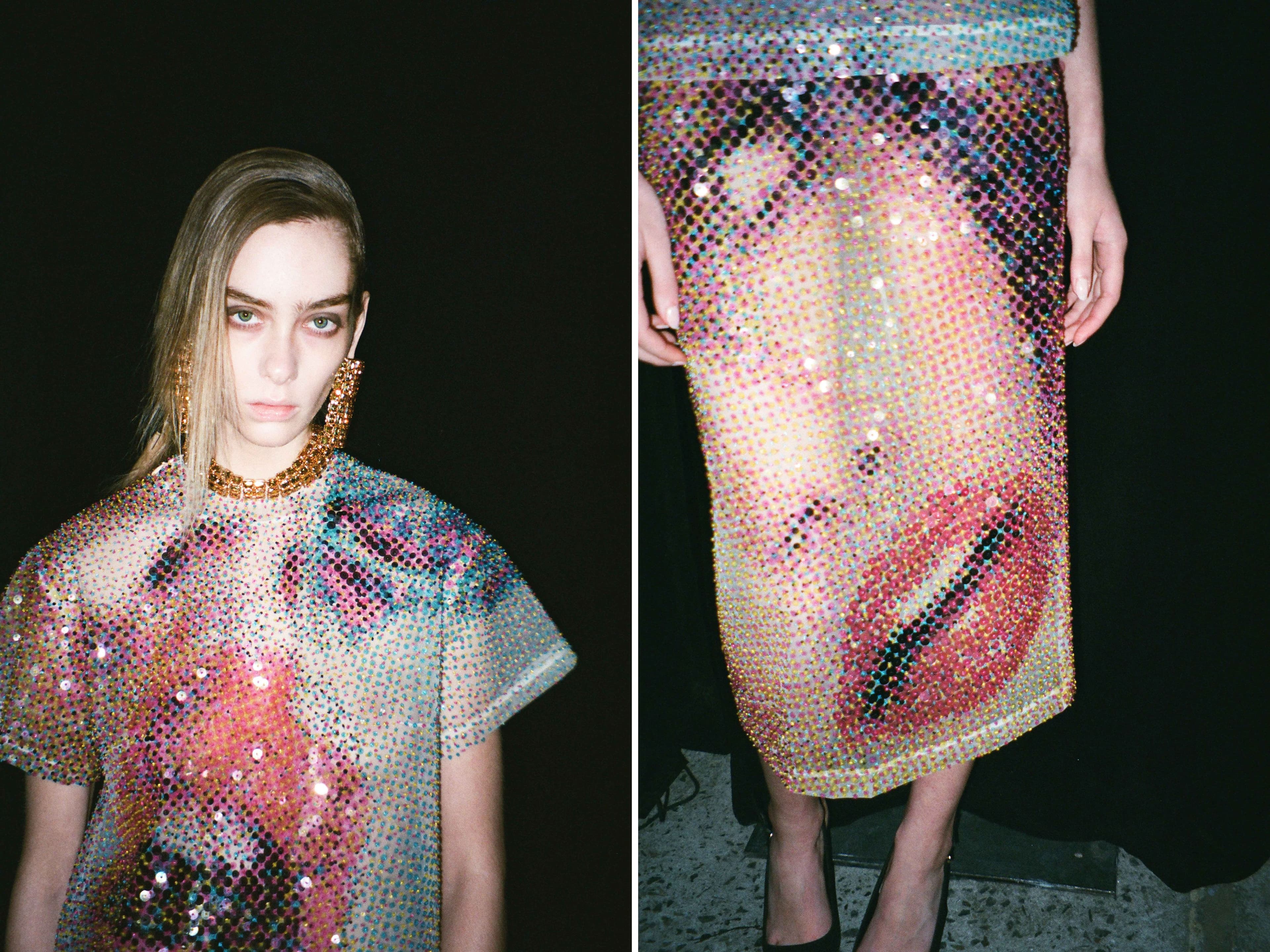 Backstage at Area’s Fall 2026 Show