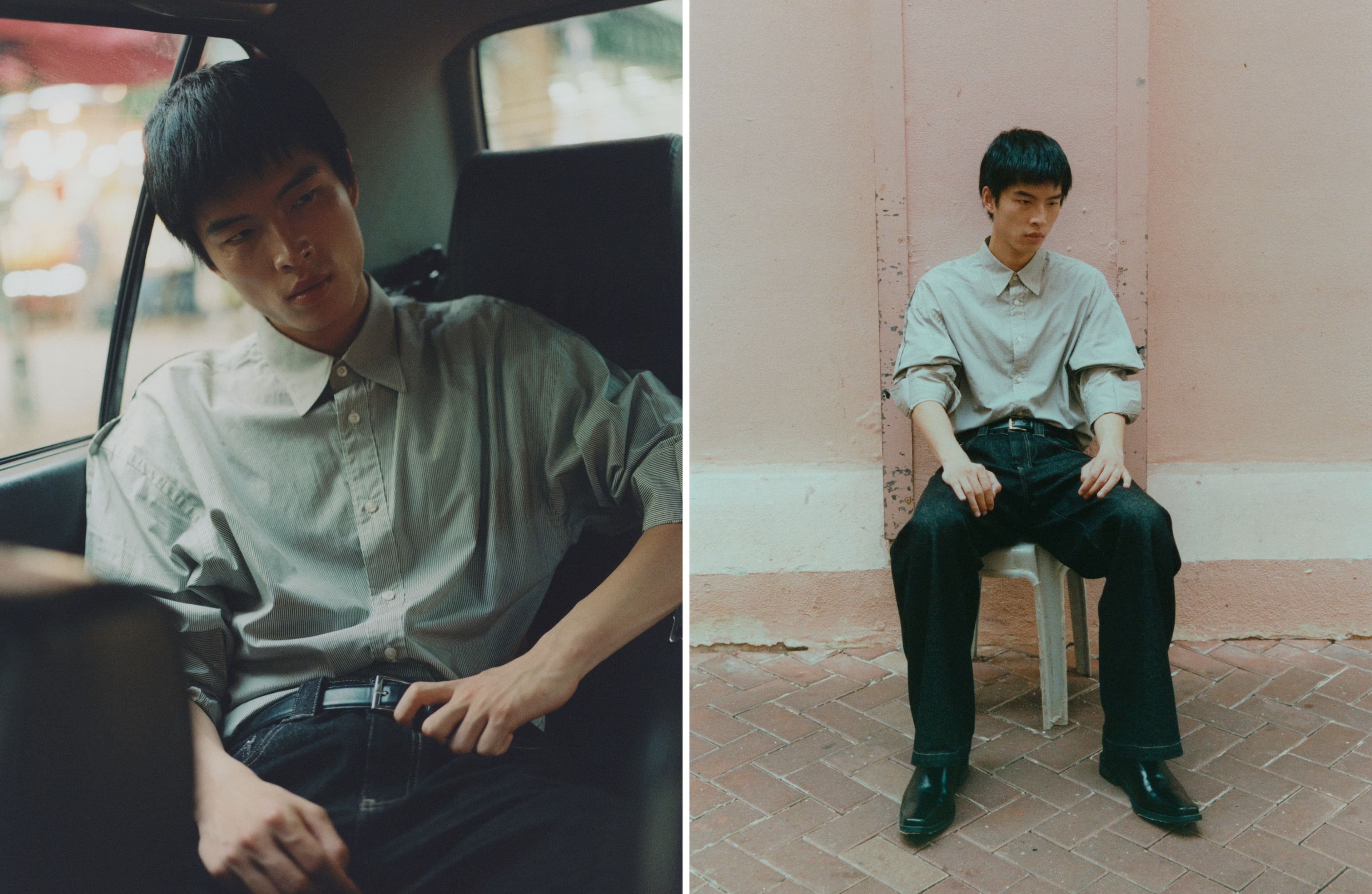 SHIRT by Karmuel Young; vintage JEANS; vintage SHOES by Prada