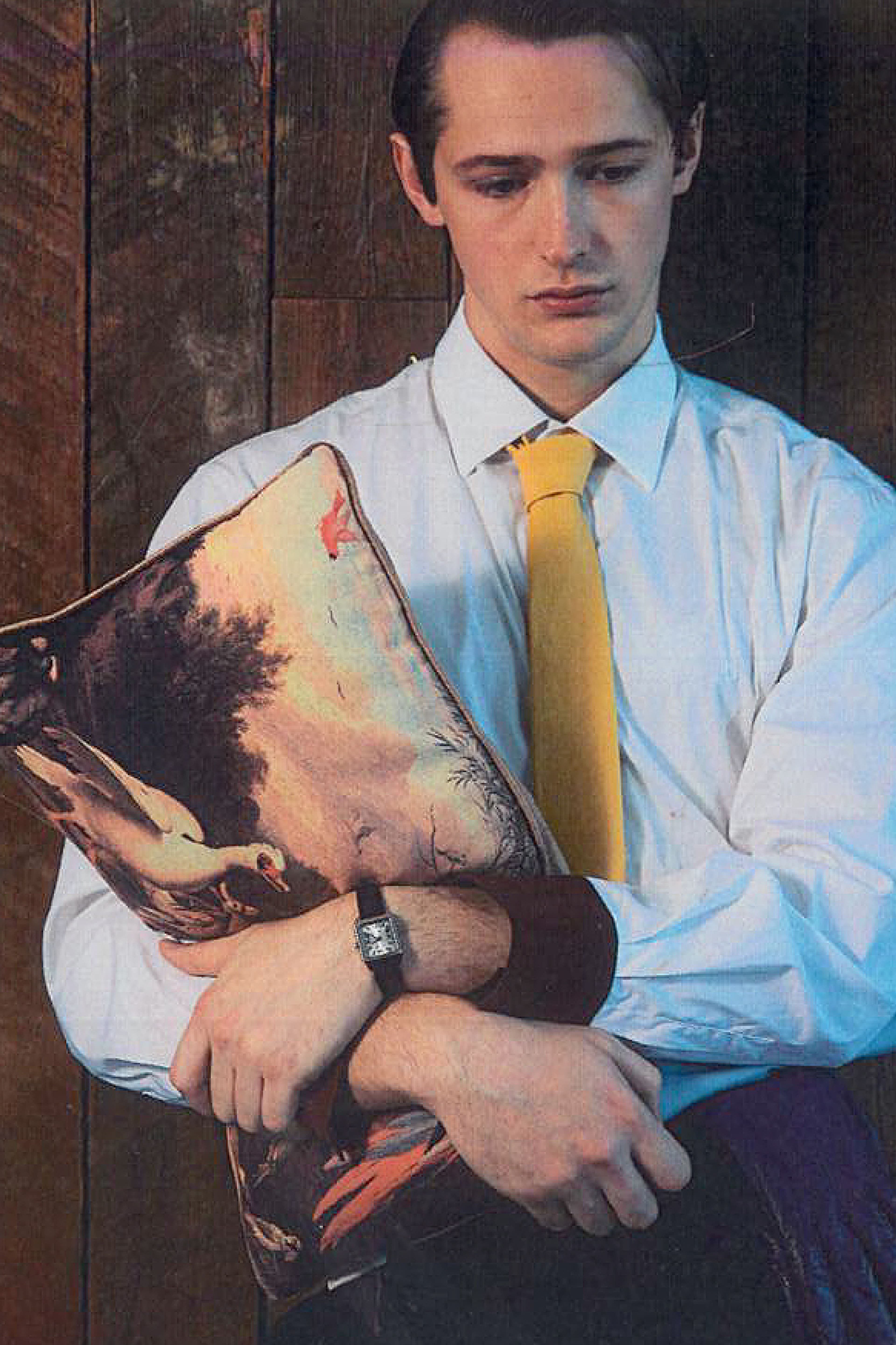 All CLOTHING, TIE, and GLOVES by Ferragamo; WATCH, worn throughout, by Casio