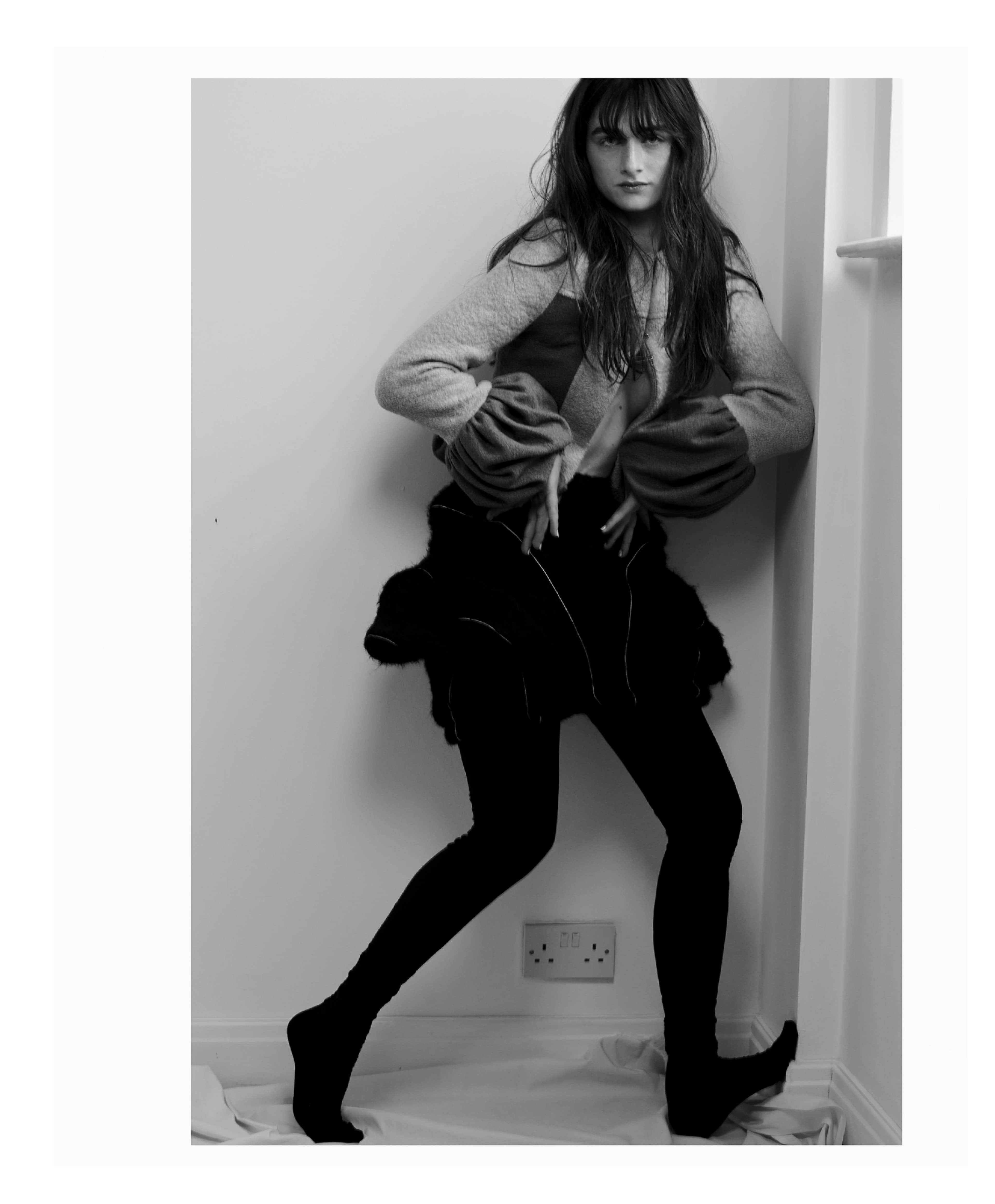 JACKET by ,Edwin Mohney., SKIRT by ,Kiko Kostadinov.