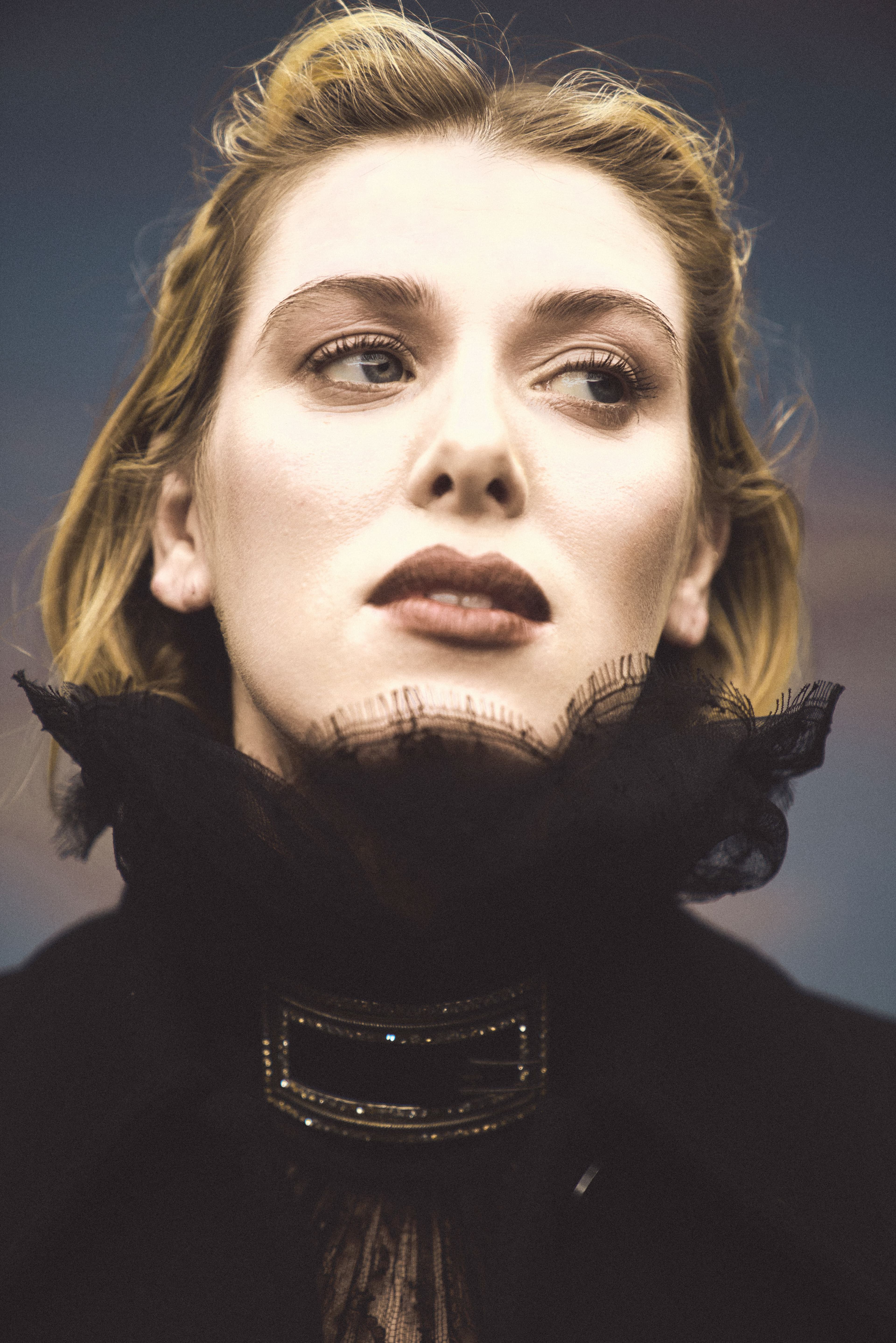 All CLOTHING by McQueen; NECKLACE by Rebecca Sweeting