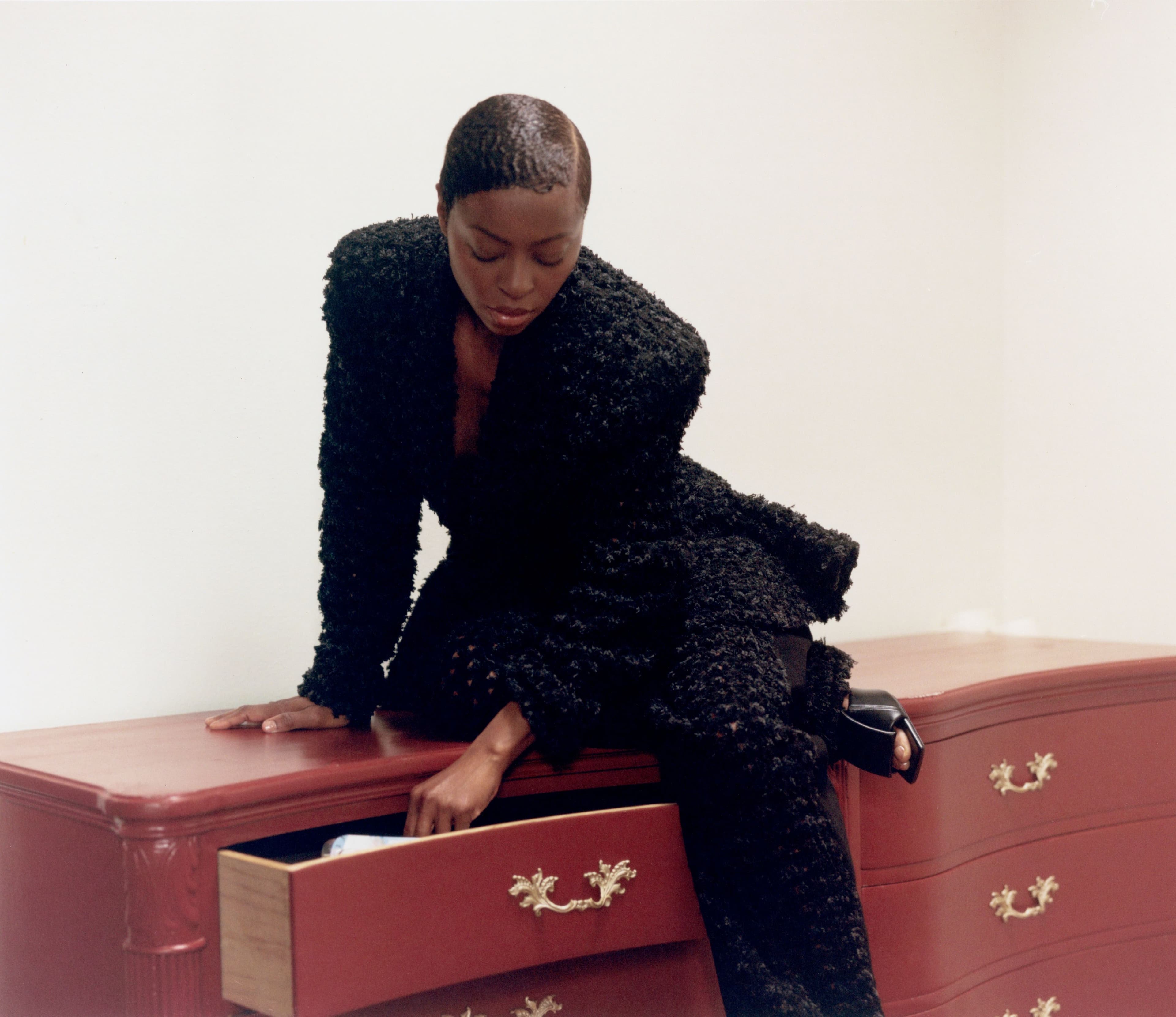 All CLOTHING by Stella McCartney; SHOES by Loewe.