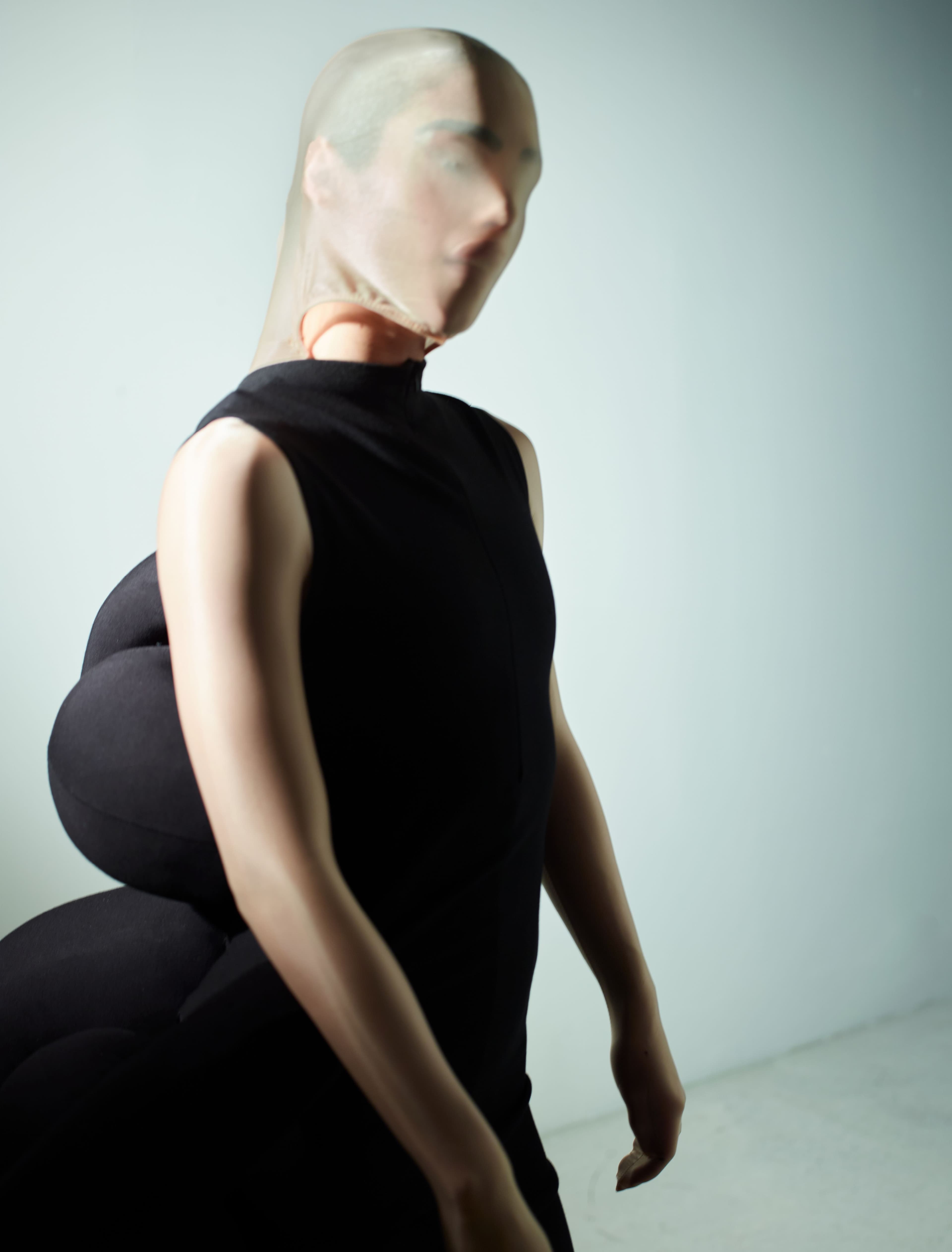 DRESS by ,Melitta Baumeister. ,TIGHTS by ,Wolford.