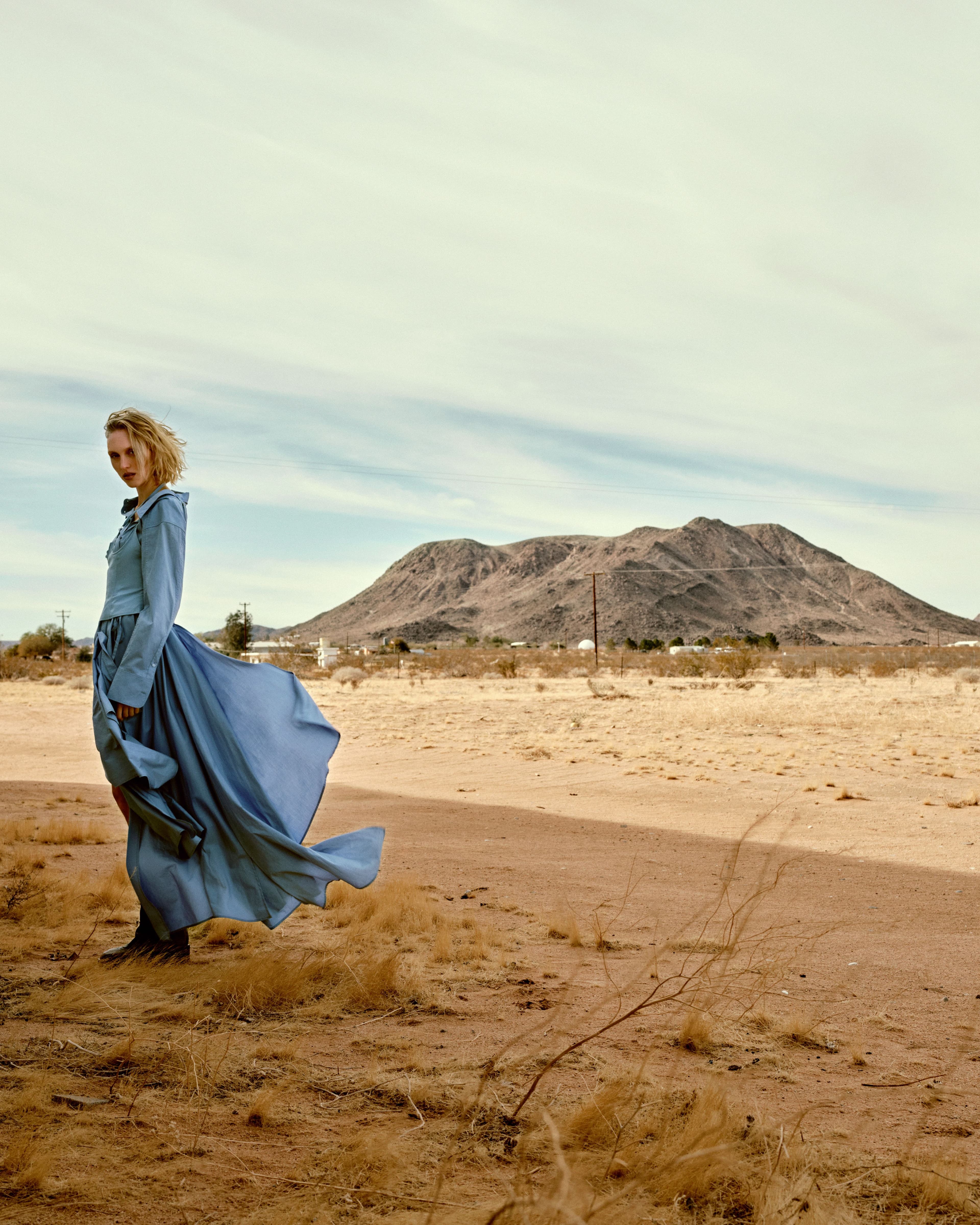 DRESS by ,Jane Wade. ,SHOES by ,R13.