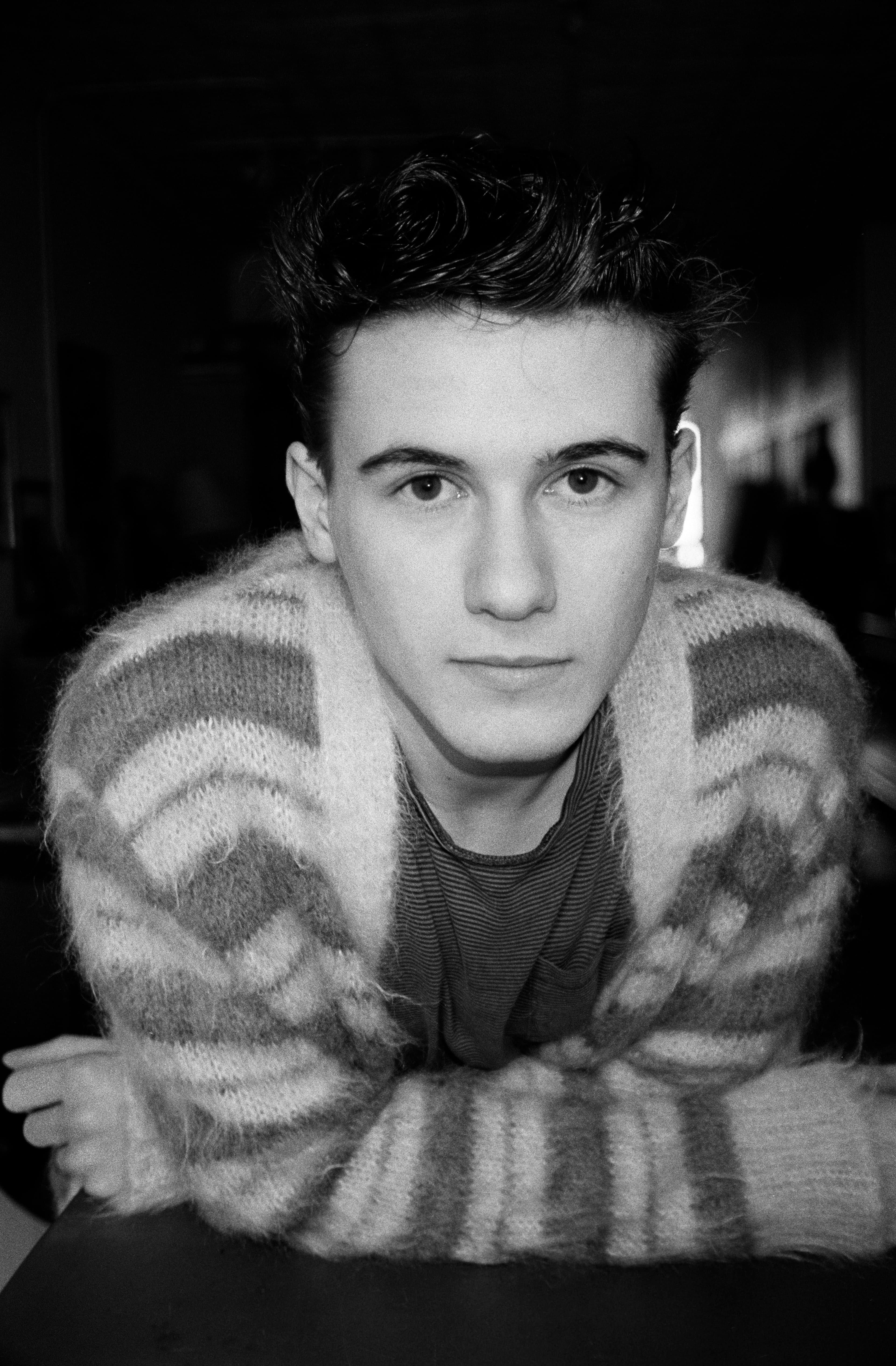 SWEATER by ,Marni. ,T-SHIRT, stylist’s own.