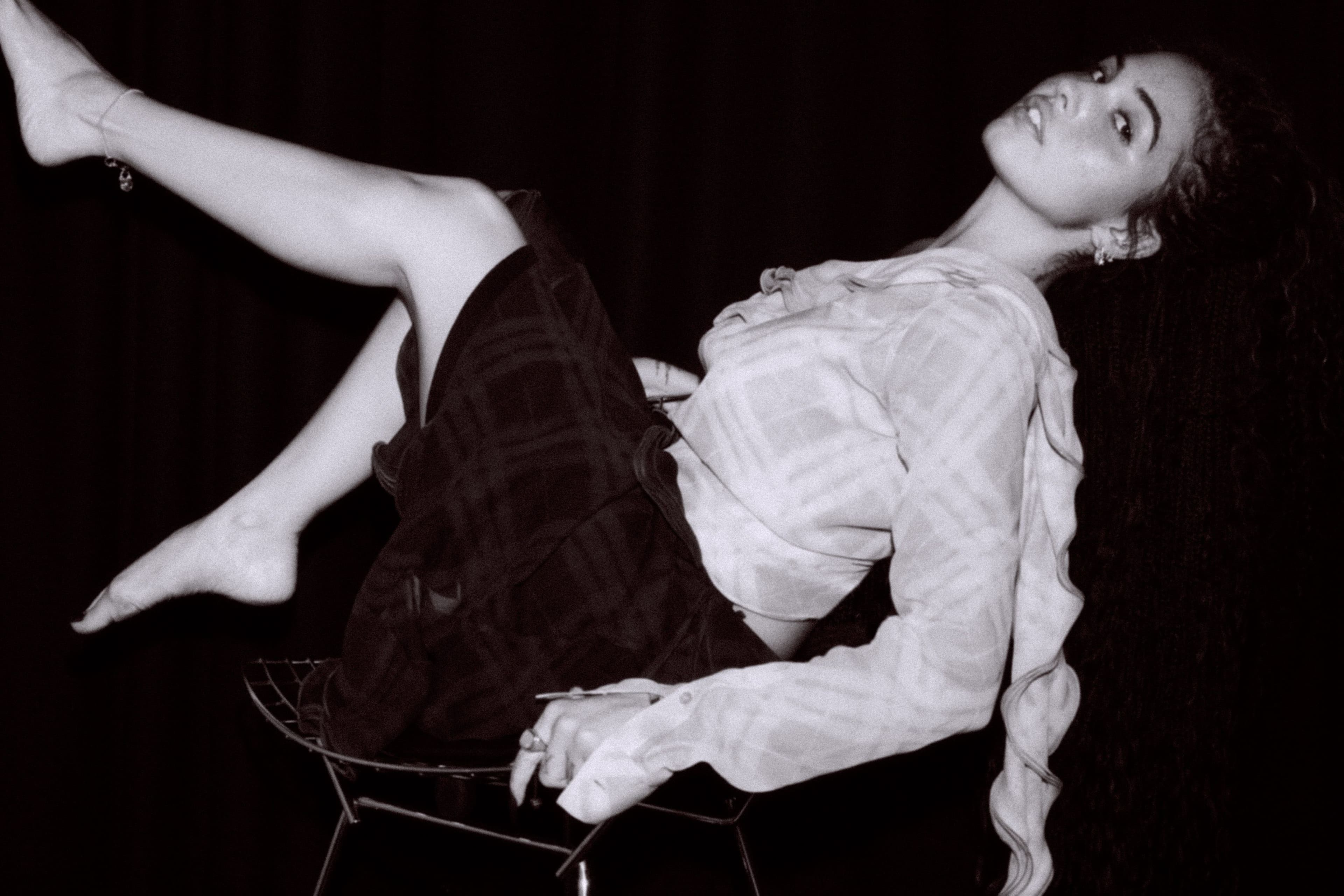 All CLOTHING by ,Burberry. ,All JEWELRY by ,Bunney.