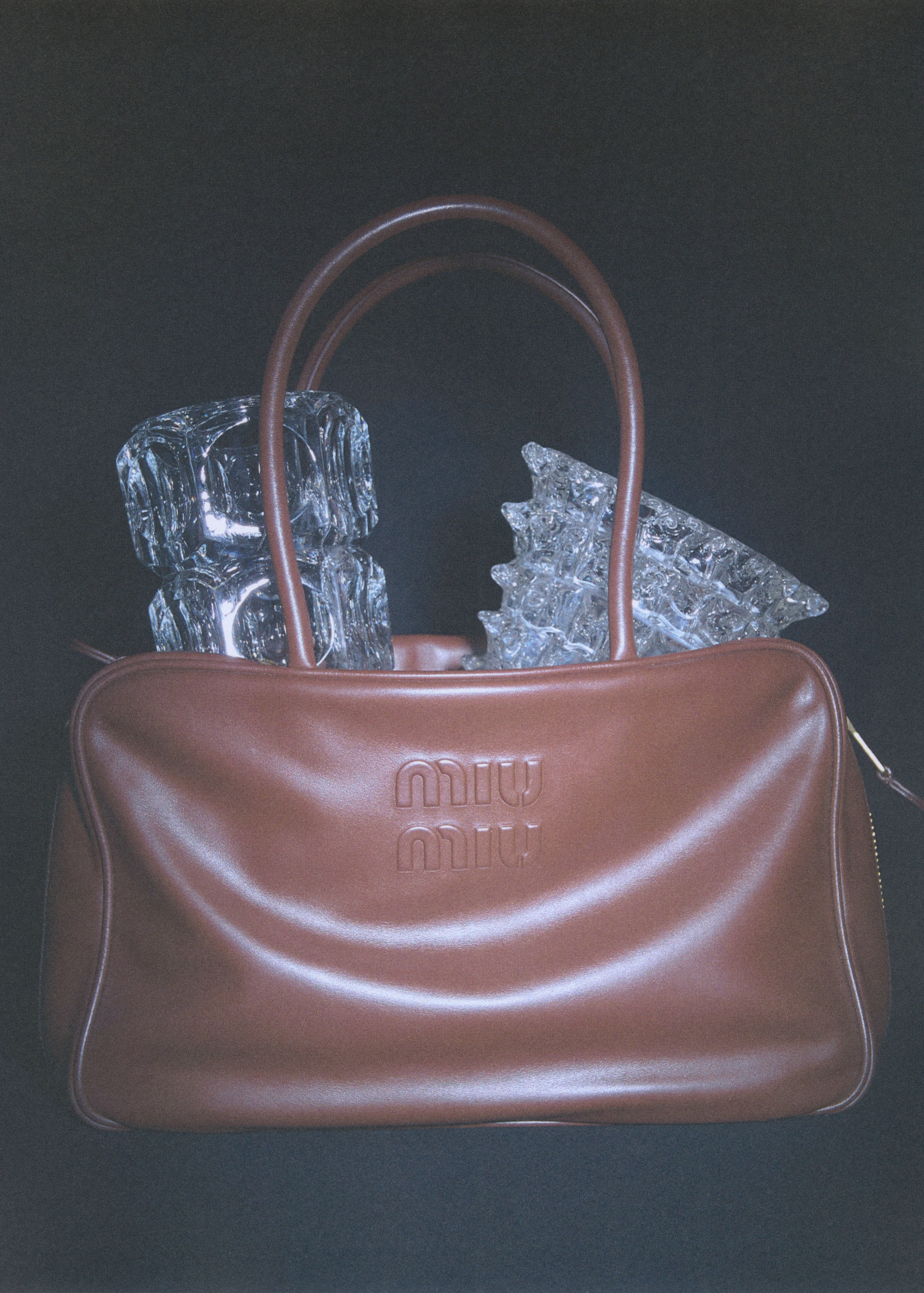 BAG by Miu Miu; VASES from Appartement Témoin
