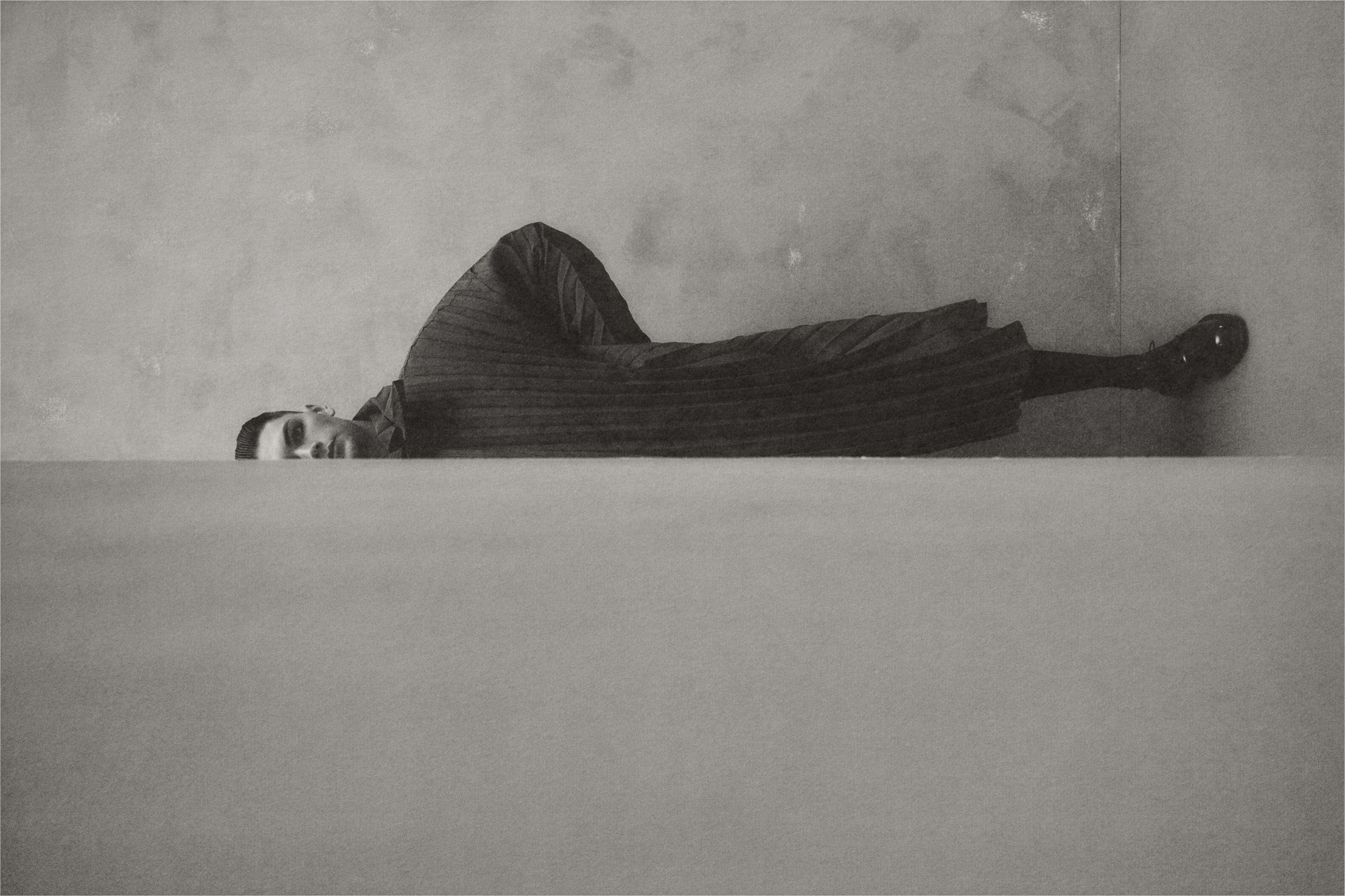 All CLOTHING by ,Homme Plissé Issey Miyake. ,SHOES by ,Paul Smith.