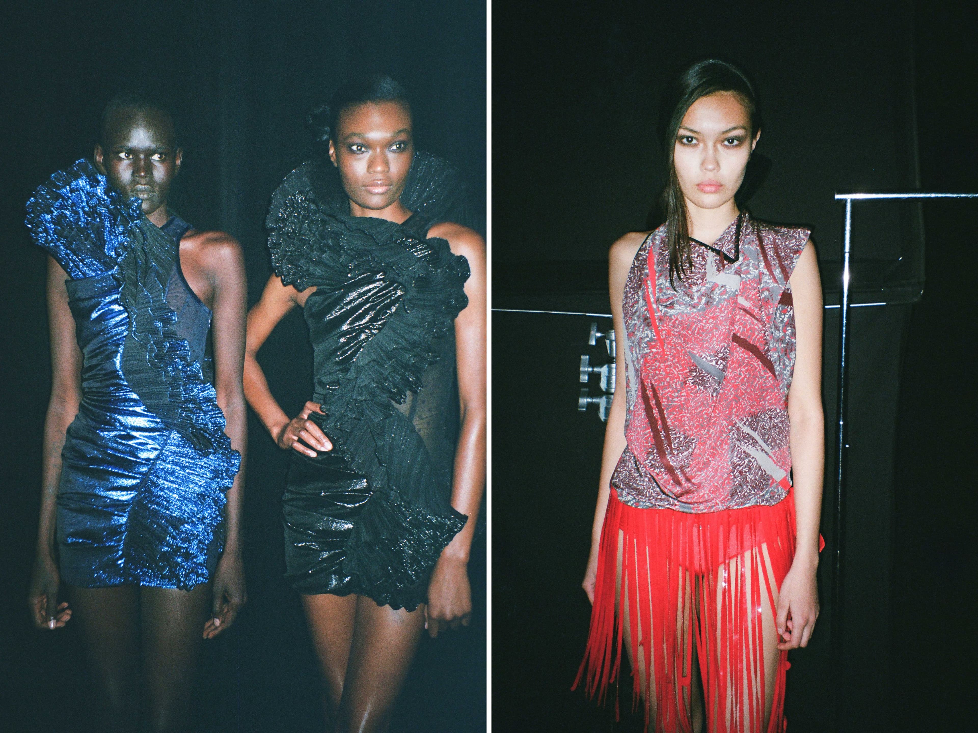 Backstage at Area’s Fall 2026 Show