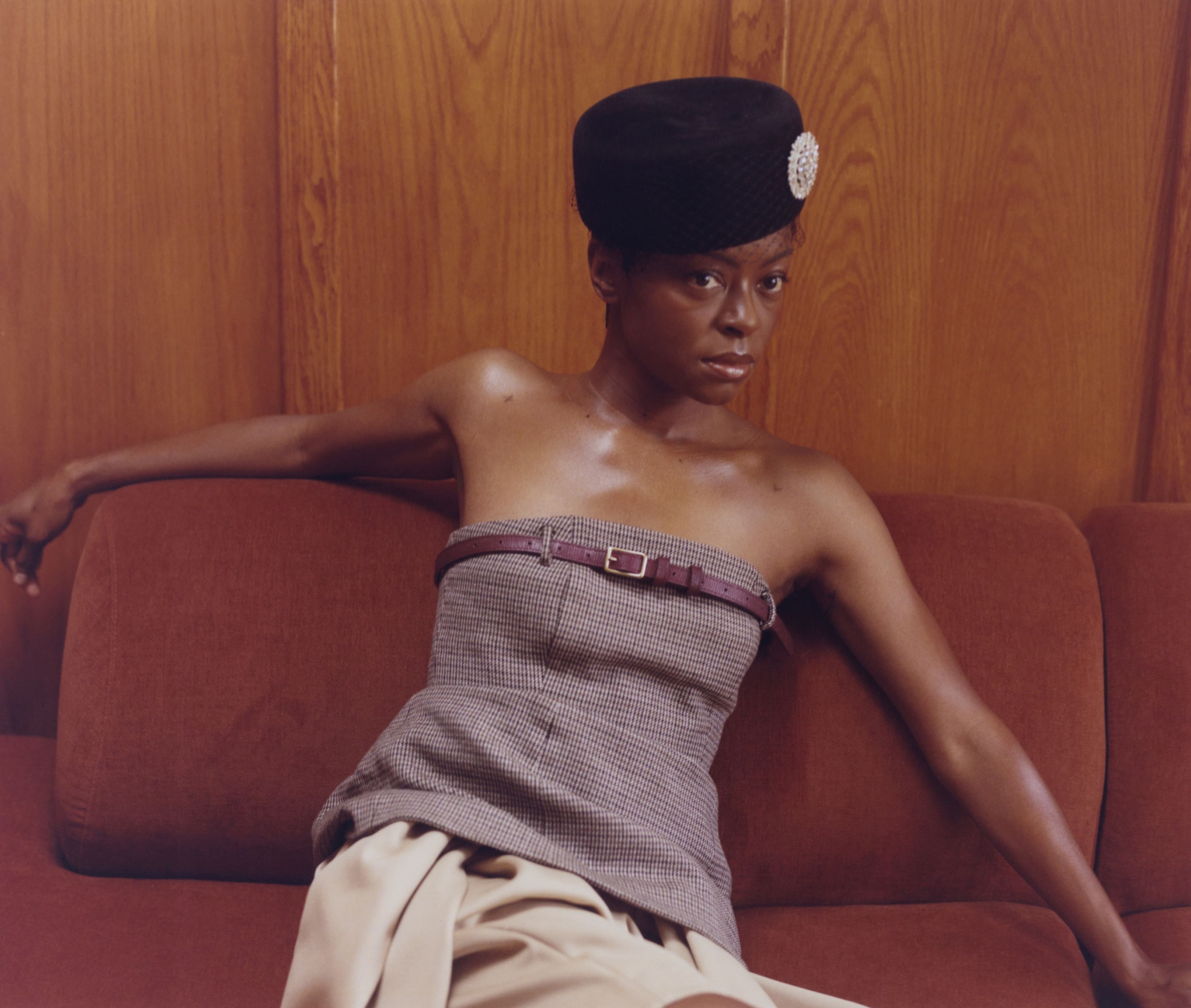 DRESS by Mimchik; SHORTS by Zomer; HAT by Binata Millinery; SHOES by Diotima.