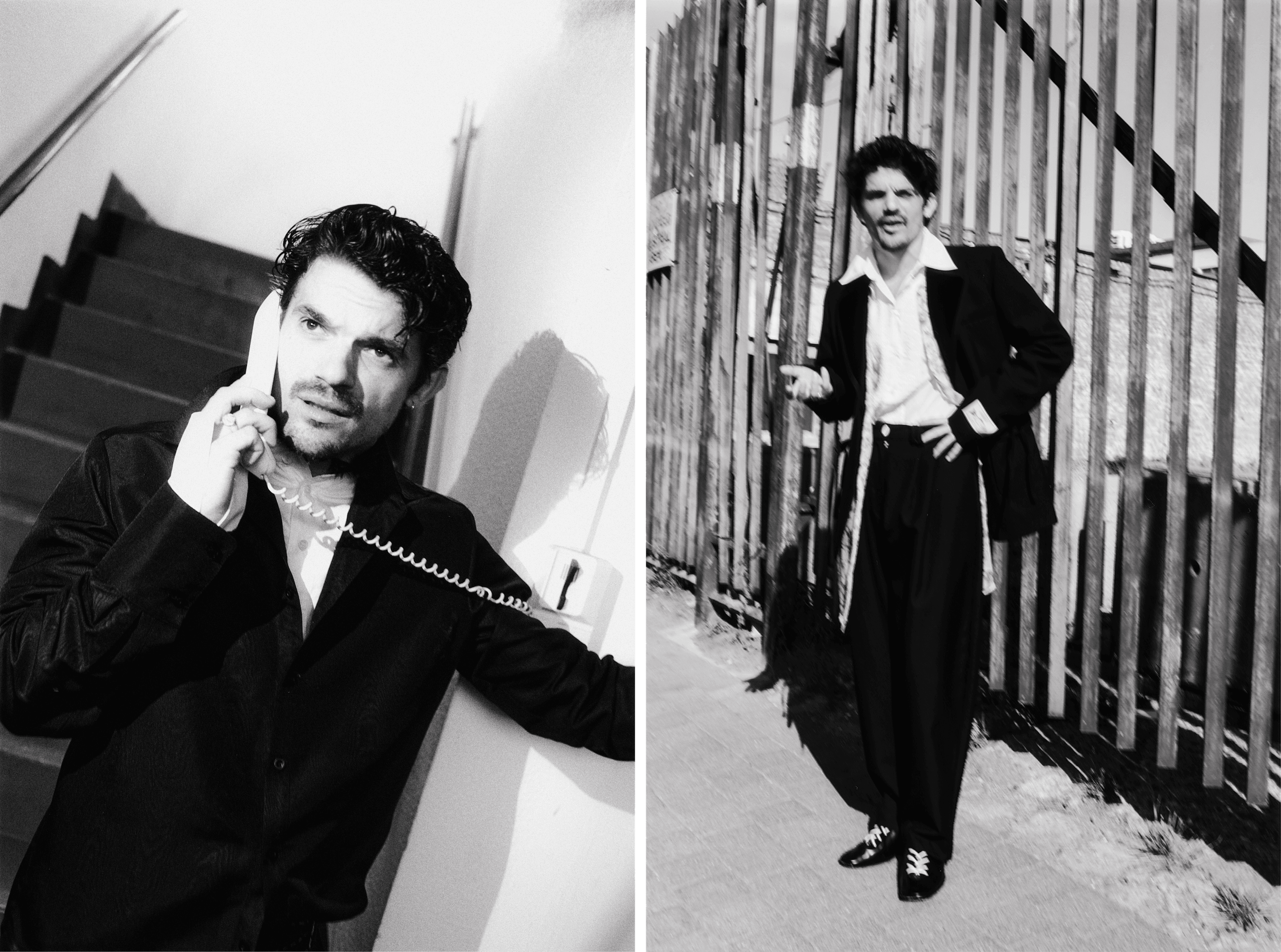 LEFT—All CLOTHING by Daniel W. Fletcher. RIGHT—All CLOTHING by S.S.Daley.