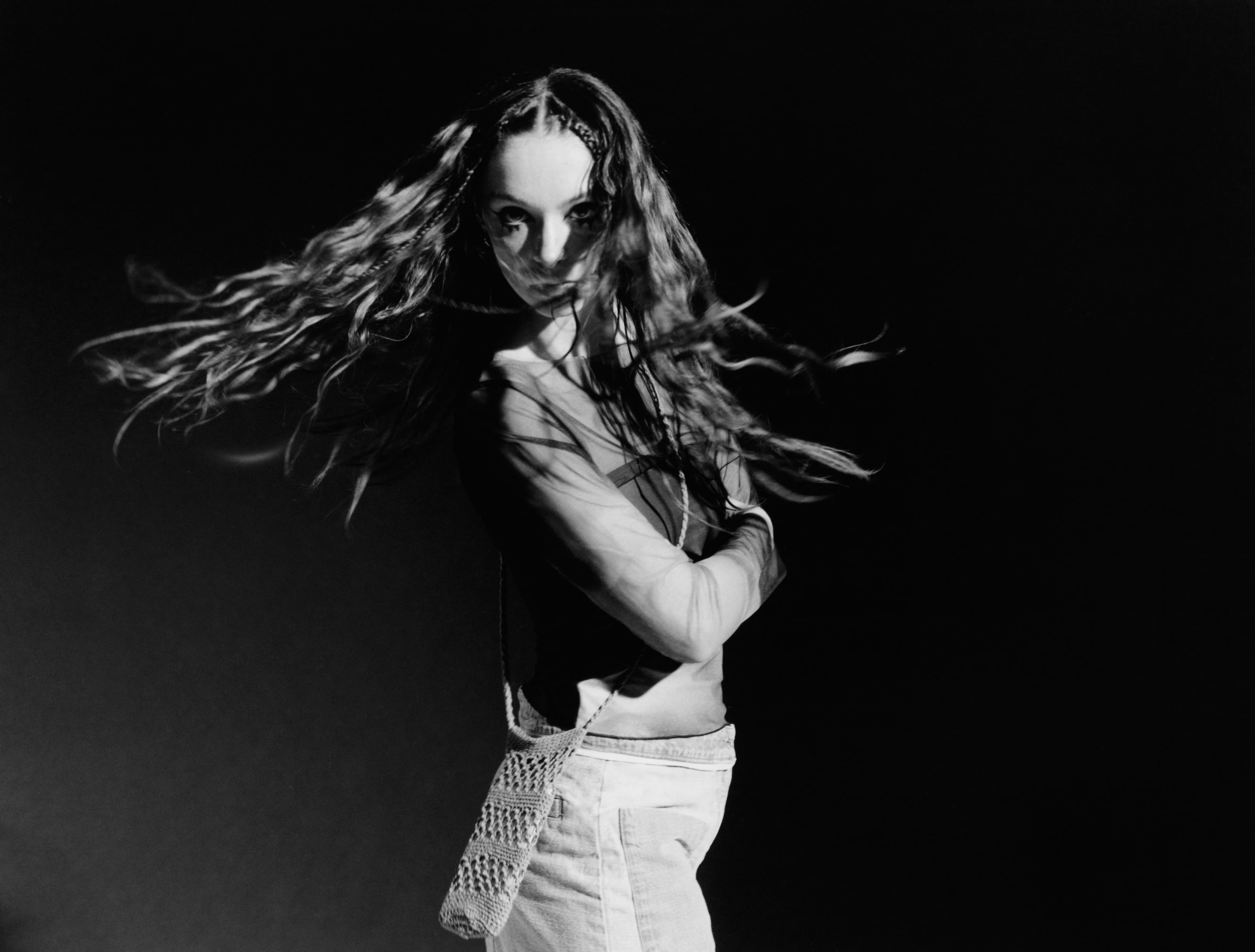 Tops by Clan. Vintage skirt by Maison Margiela from Twos. Bag by Max Carlyle.