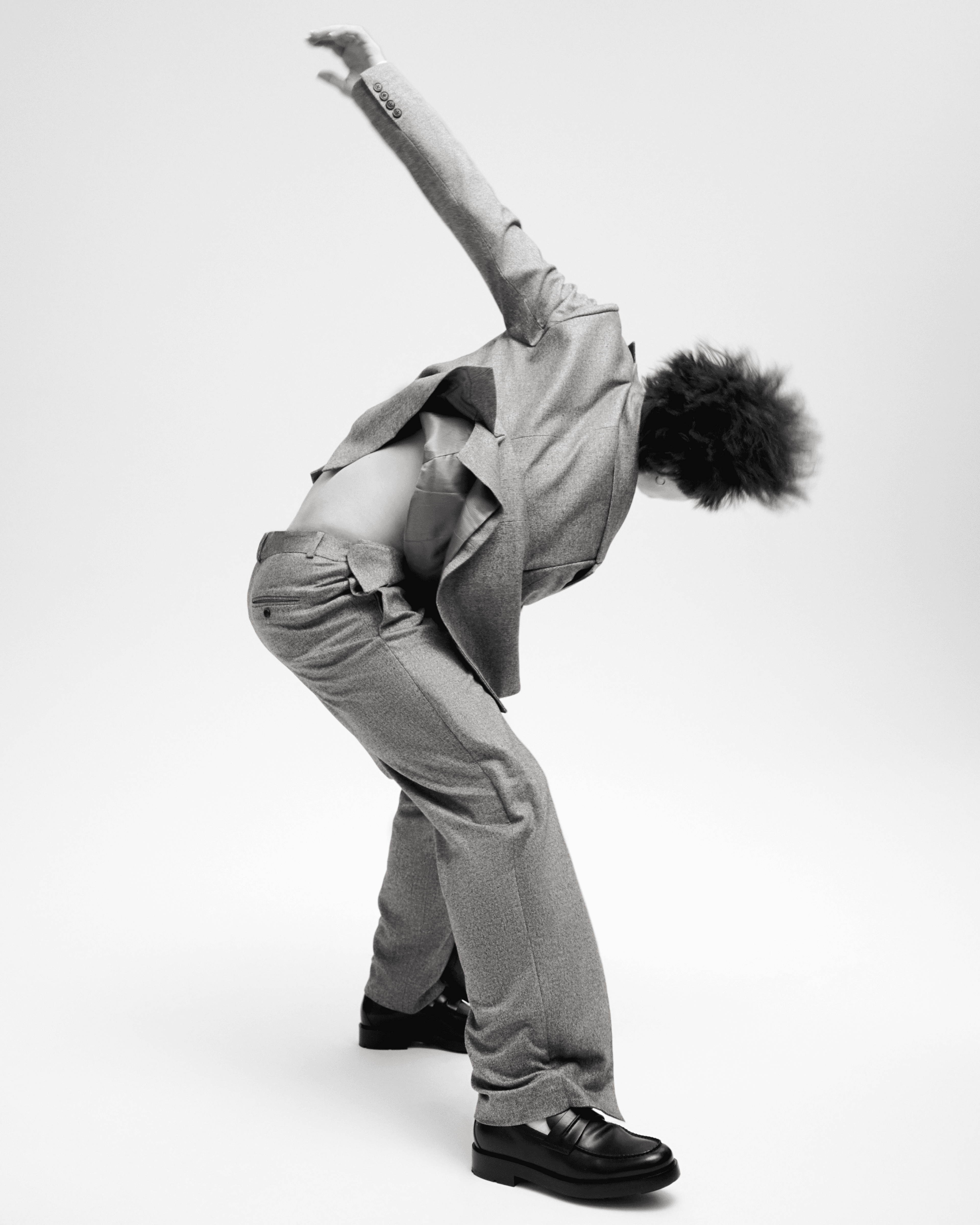 All CLOTHING by KYLE’LYK; SHOES by Zegna