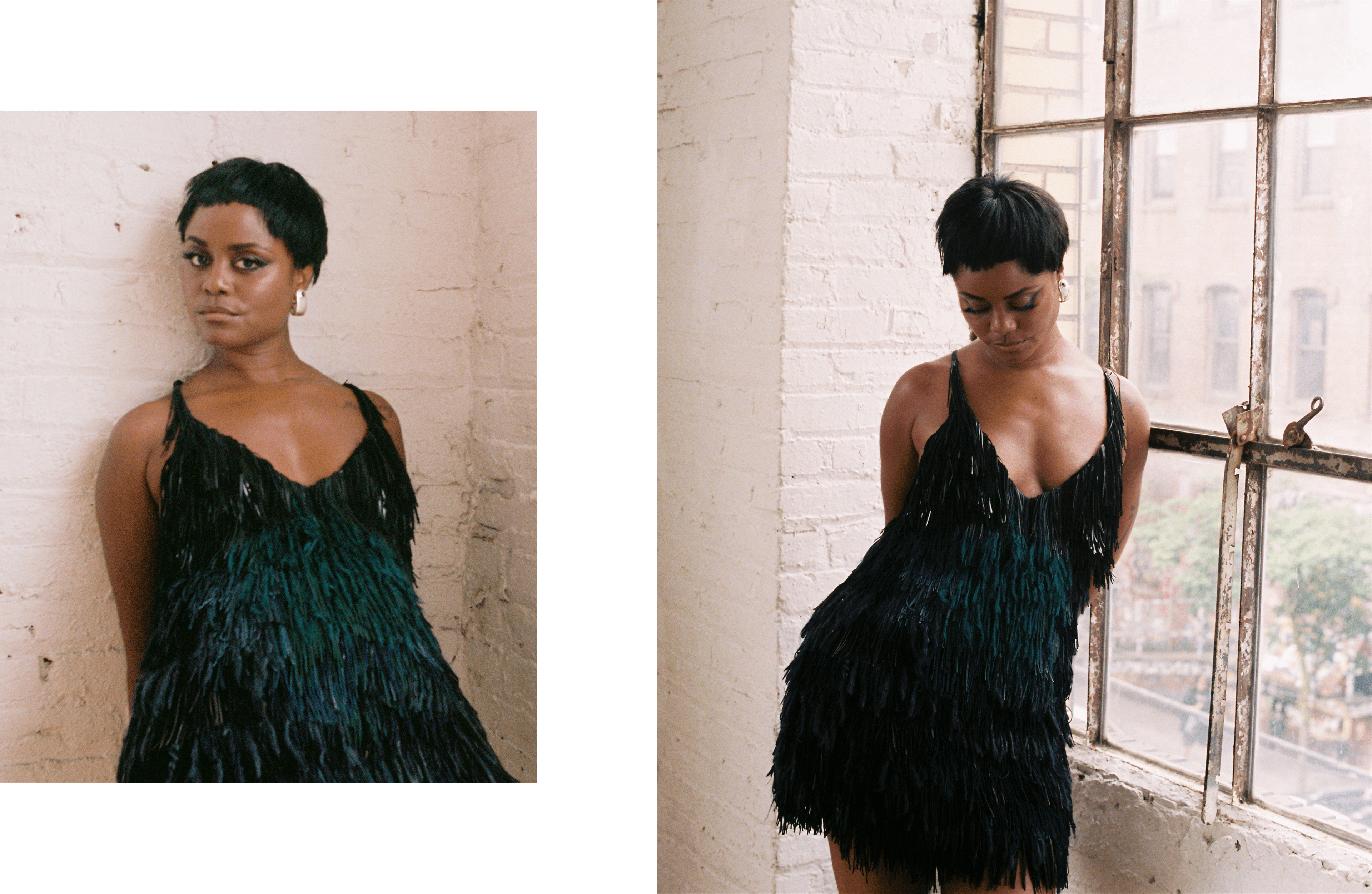 DRESS by ,Gabriela Hearst., All JEWELRY by ,Patricia Von Musulin.