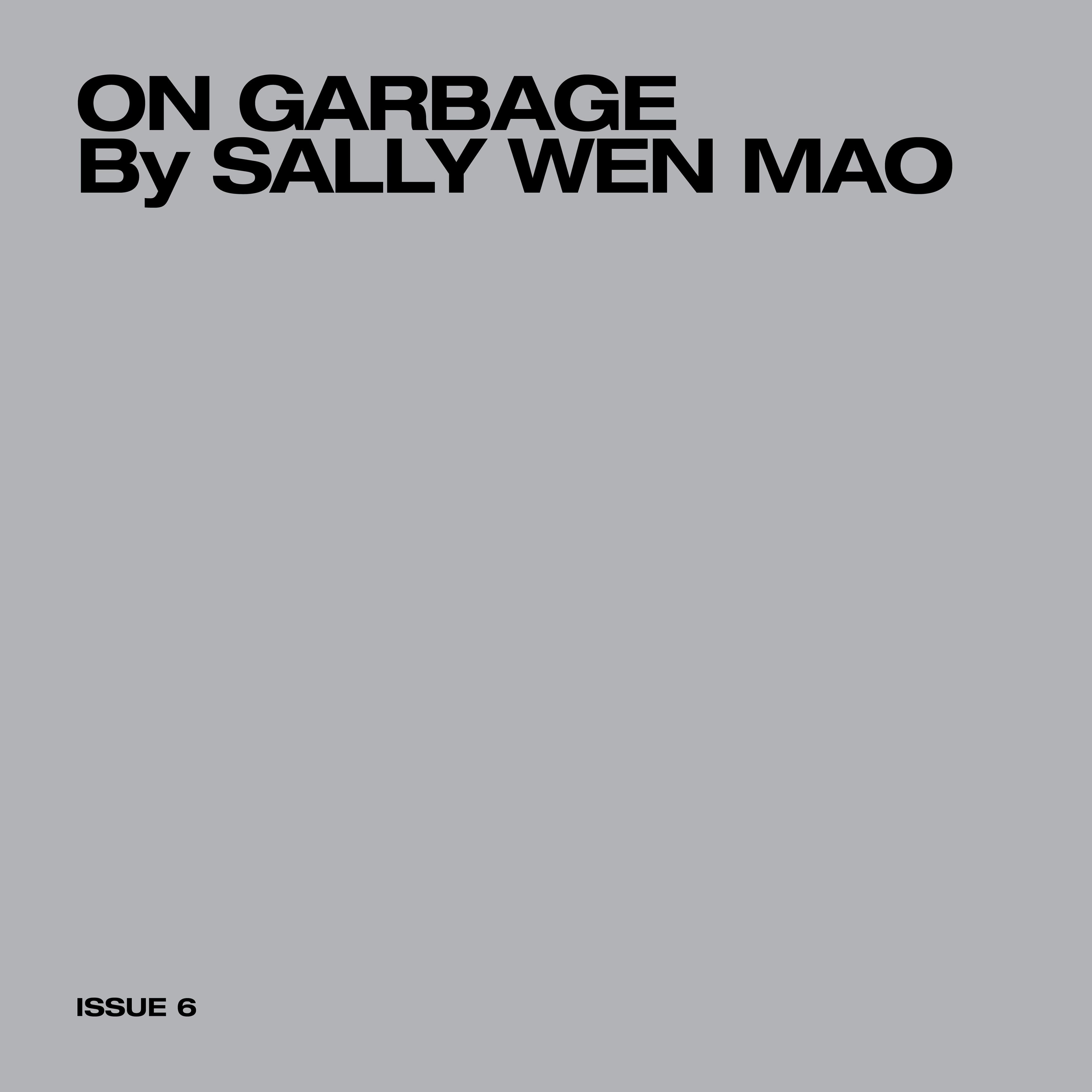 On Garbage poem