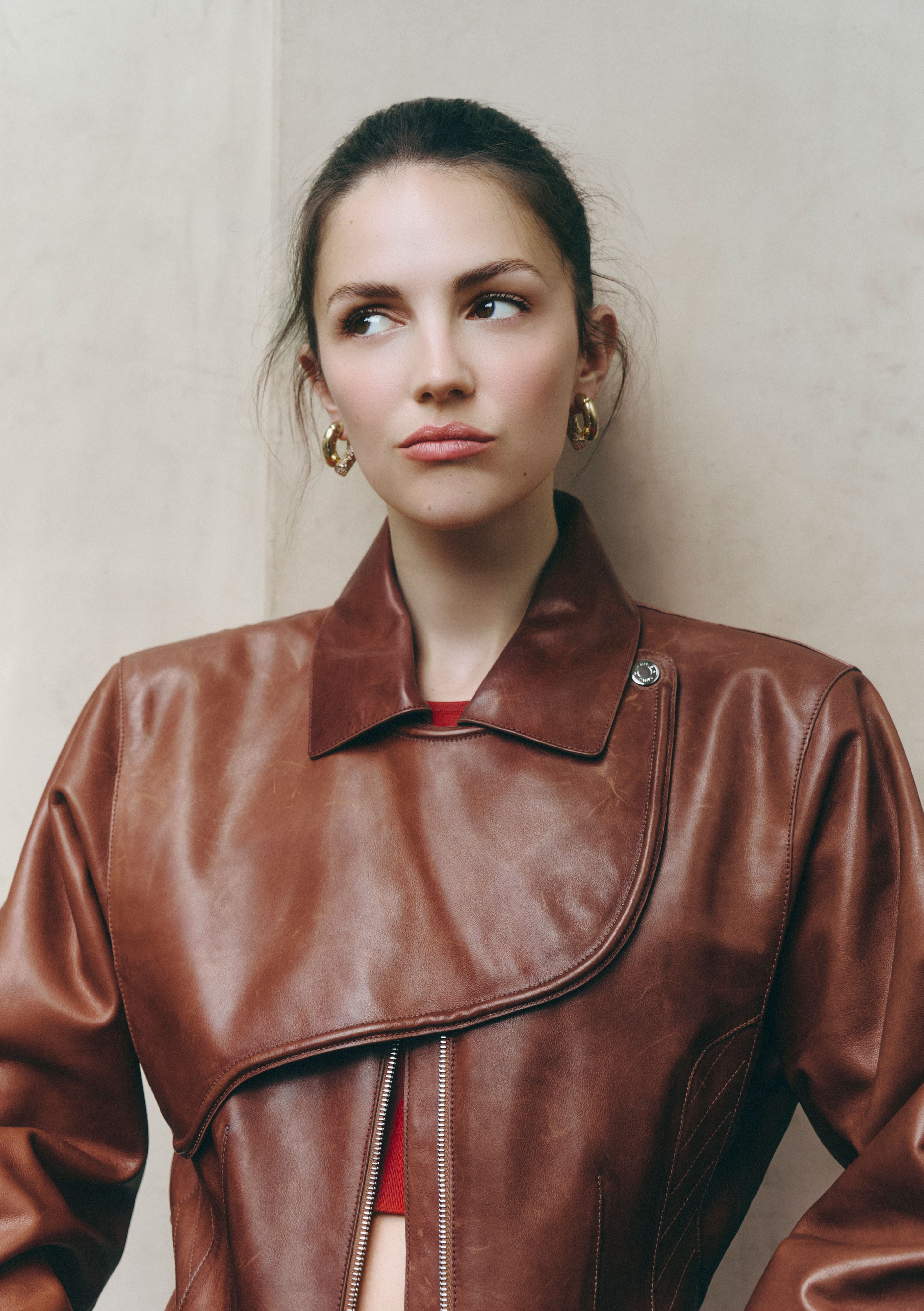 All CLOTHING by Hermès; EARRINGS by Tabayer