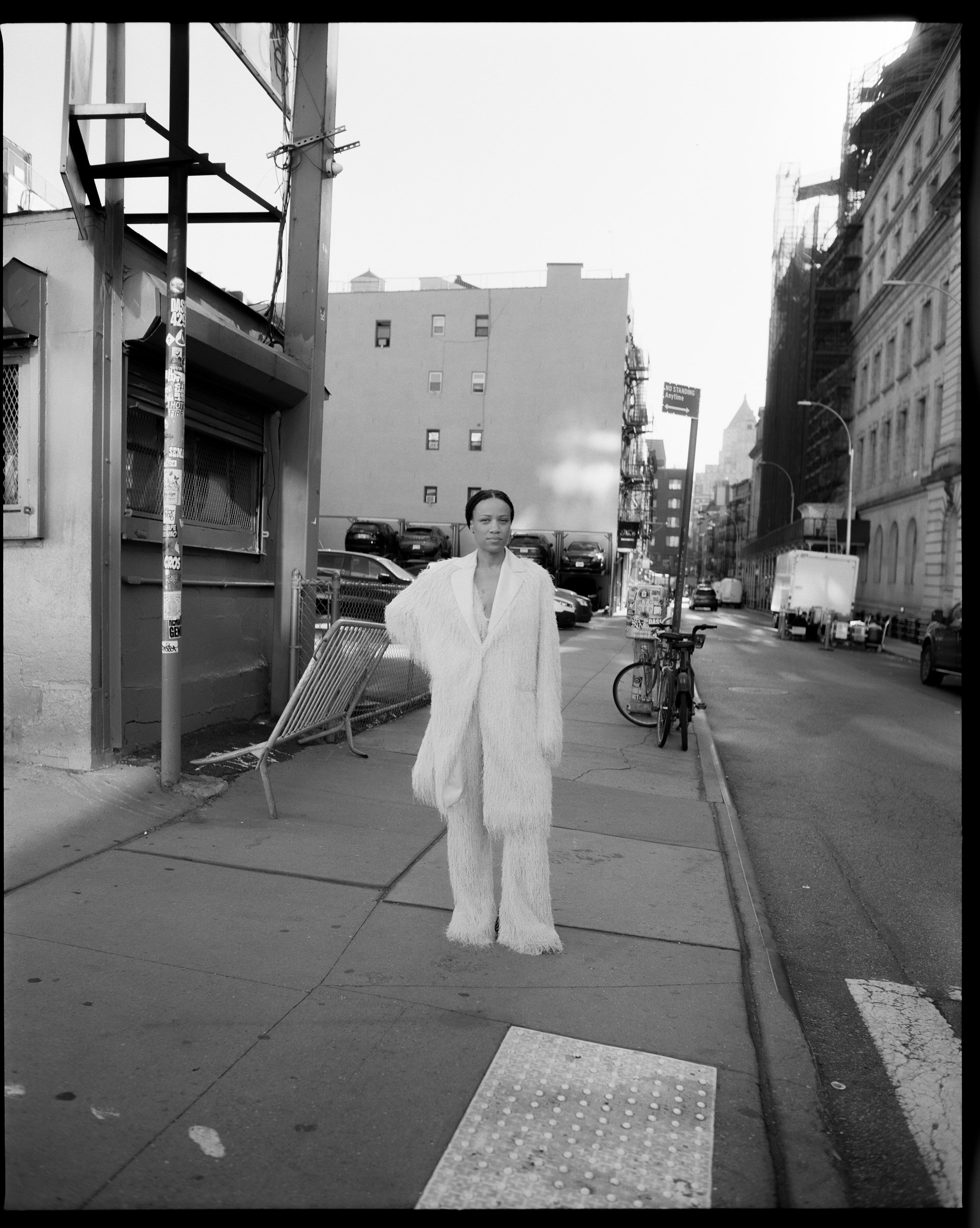 All CLOTHING by ,3.1 Phillip Lim. ,SHOES, James’s own.