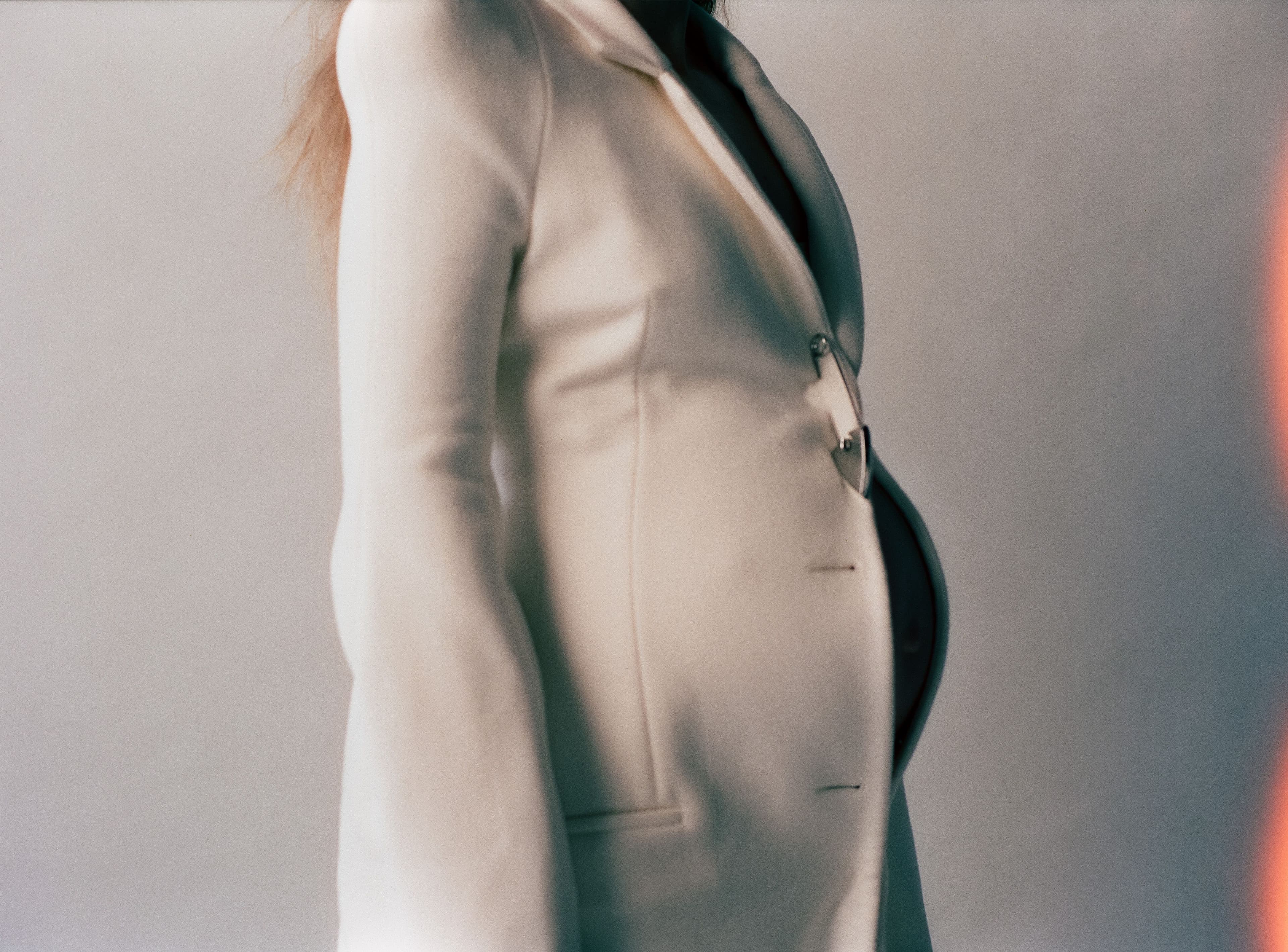 COAT and BROOCH by ,McQueen